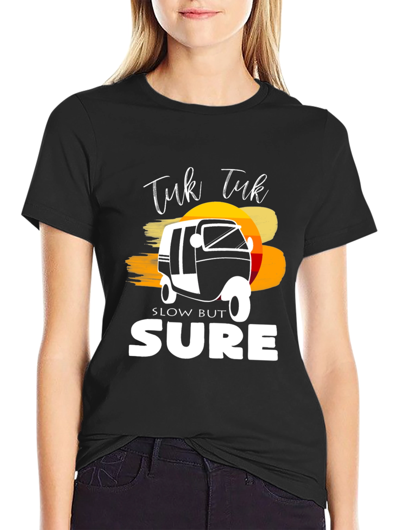 Tuk Tuk Slow But Sure Graphic T-Shirt