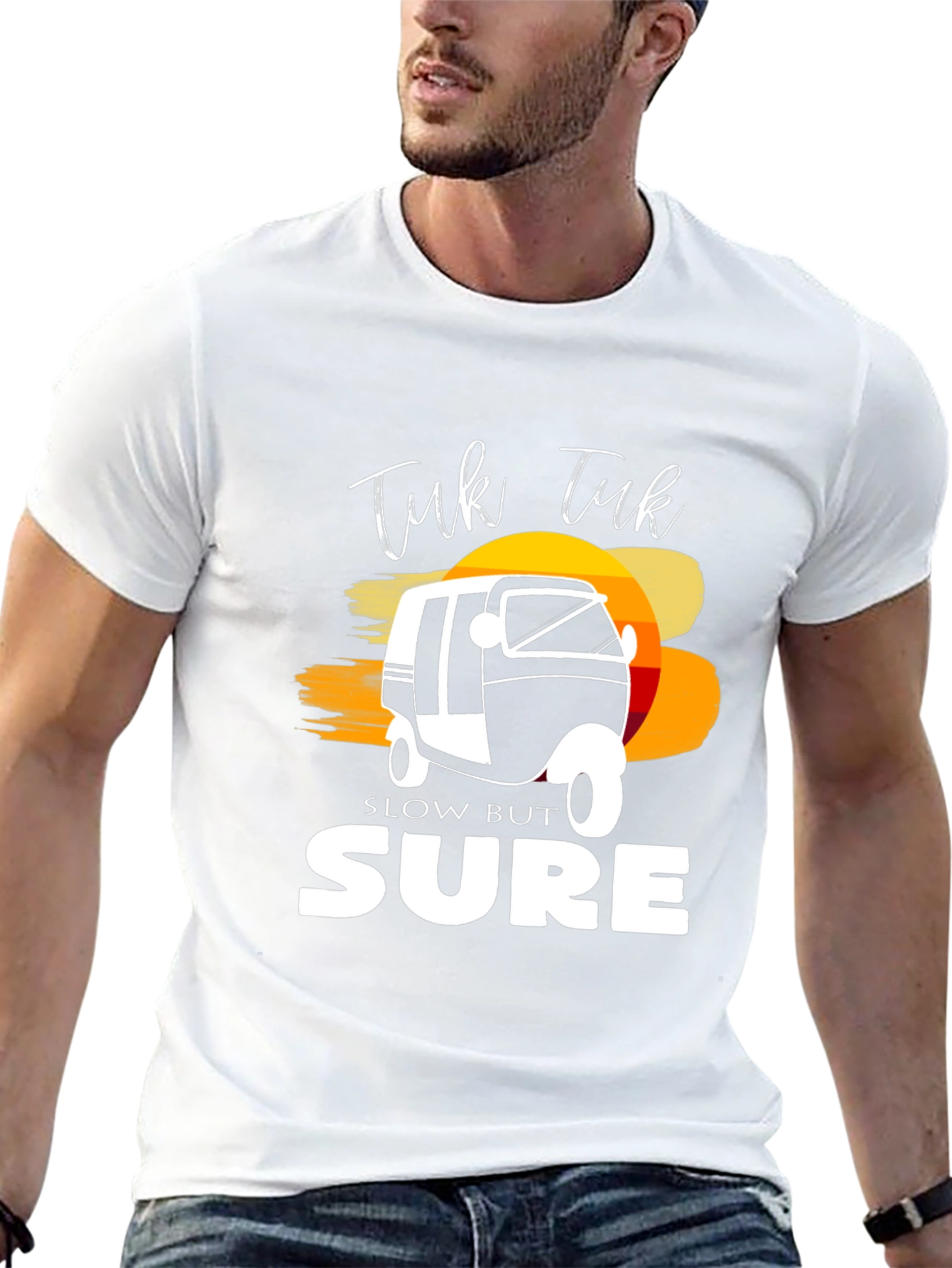 Tuk Tuk Slow But Sure Graphic T-Shirt