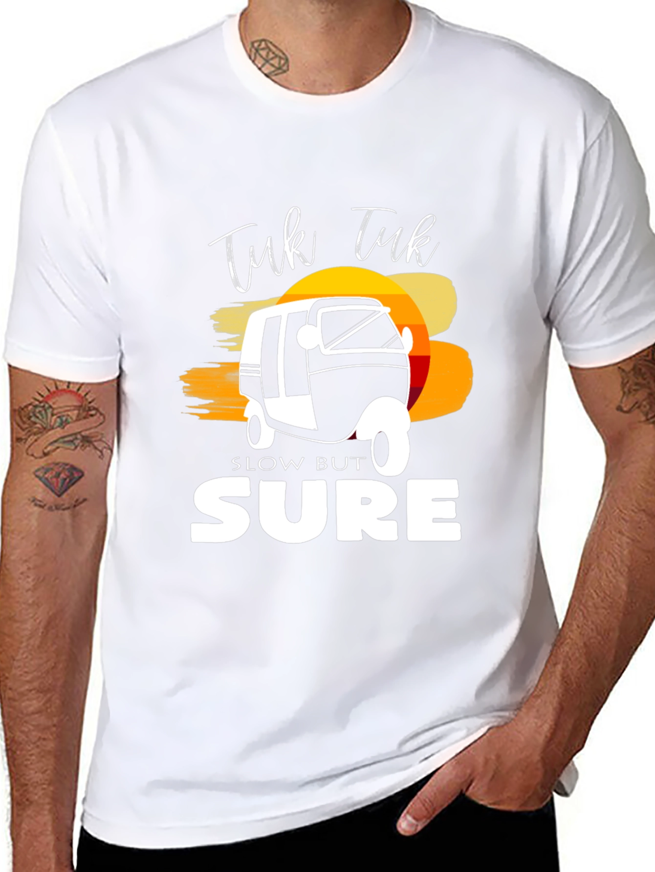 Tuk Tuk Slow But Sure Graphic T-Shirt
