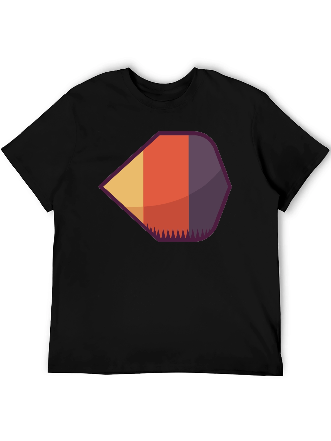 Geometric Retro Graphic Tee - Modern Casual Style
