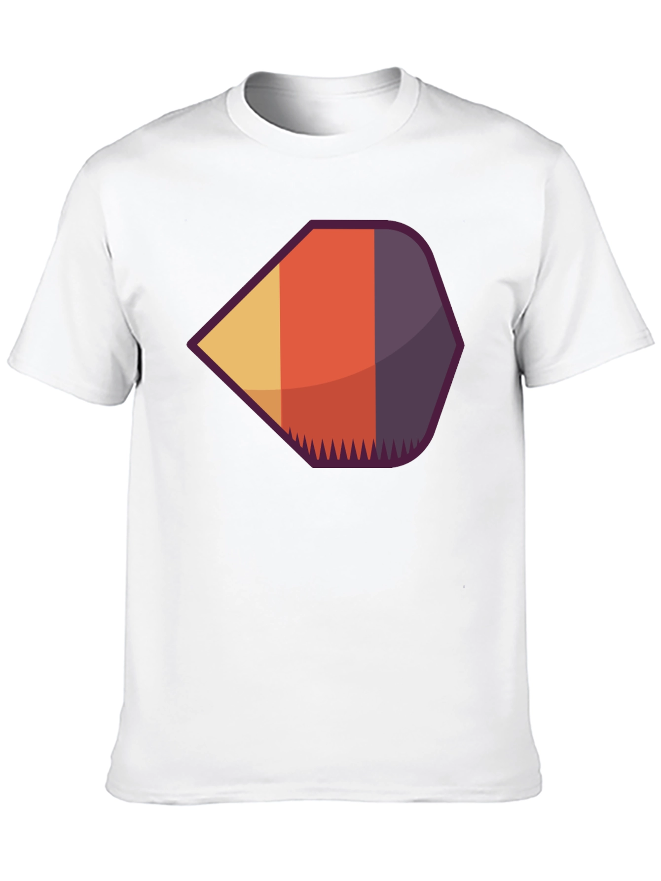 Geometric Retro Graphic Tee - Modern Casual Style