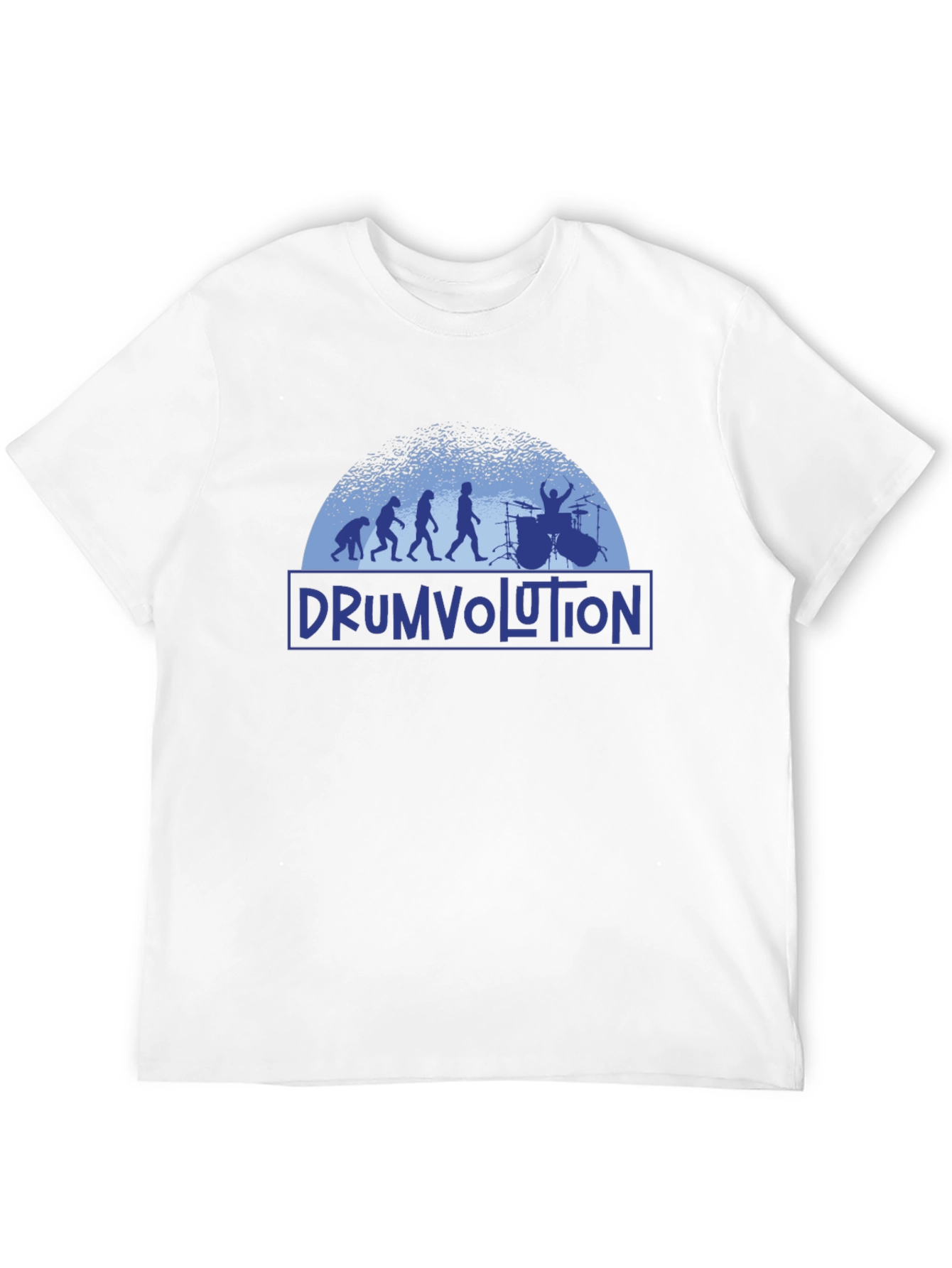 Drumvolution Black T-Shirt - Musician Evolution Tee