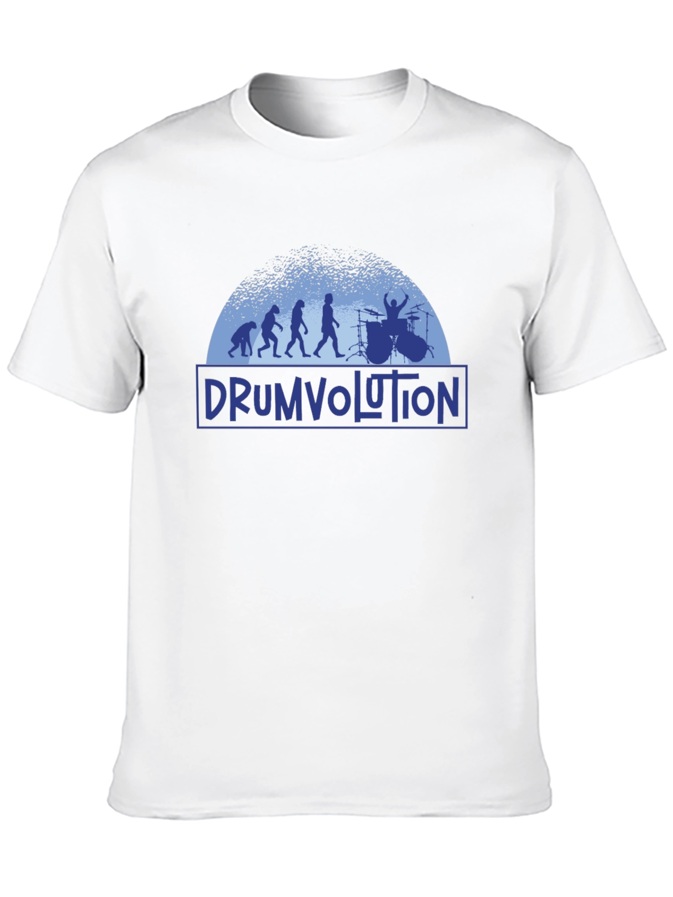 Drumvolution Black T-Shirt - Musician Evolution Tee
