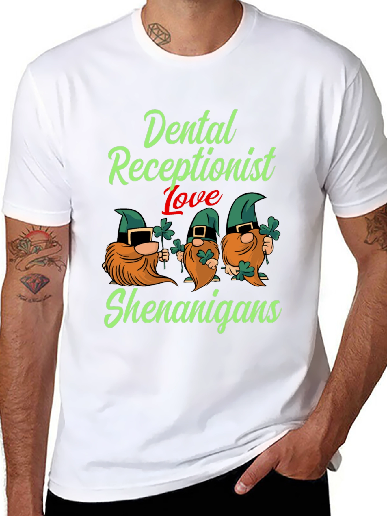 Dental Receptionist St. Patricks Day T-Shirt