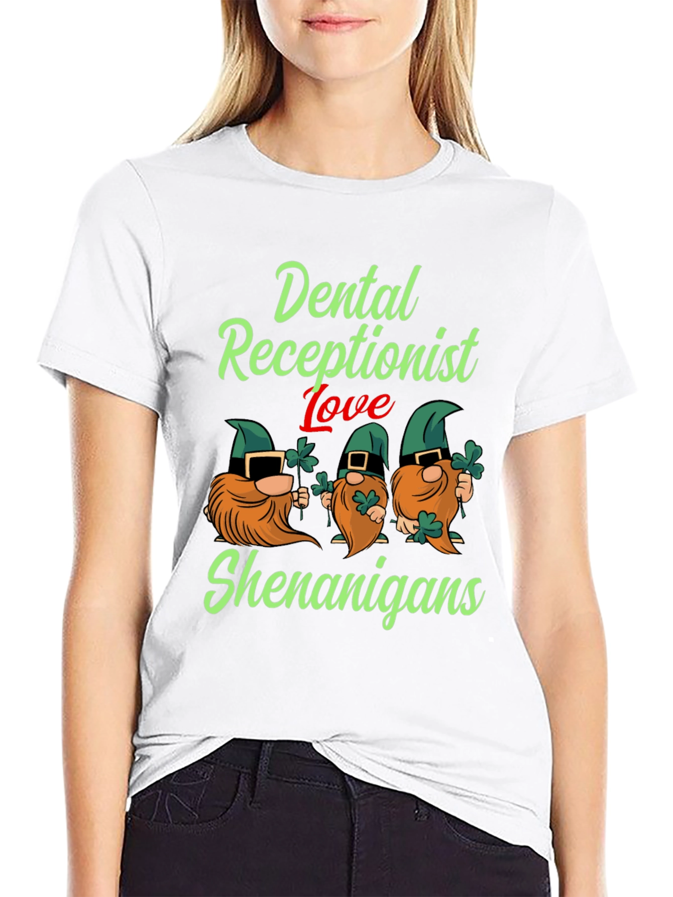 Dental Receptionist St. Patricks Day T-Shirt