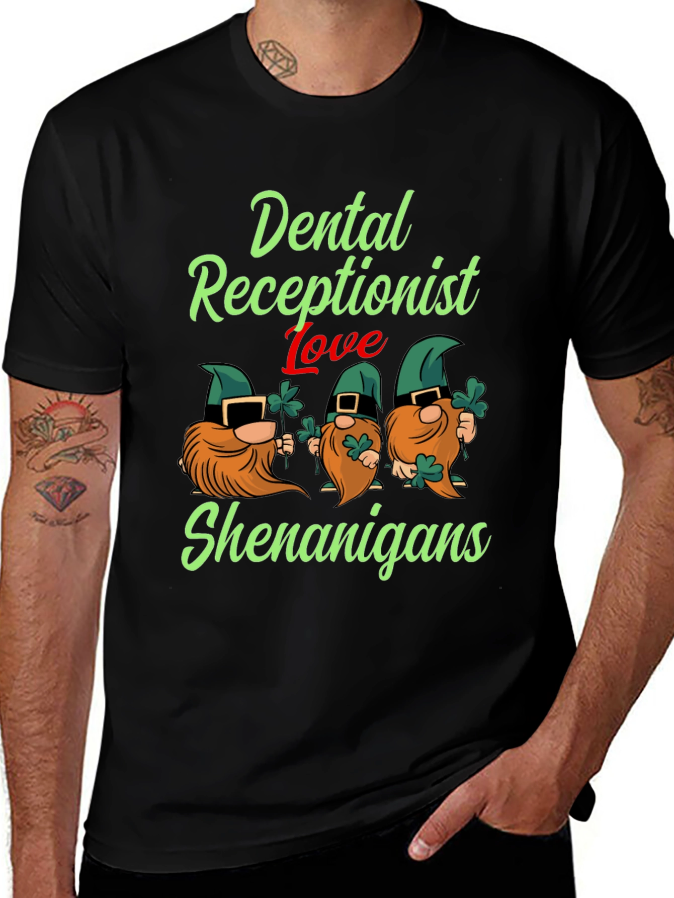 Dental Receptionist St. Patricks Day T-Shirt
