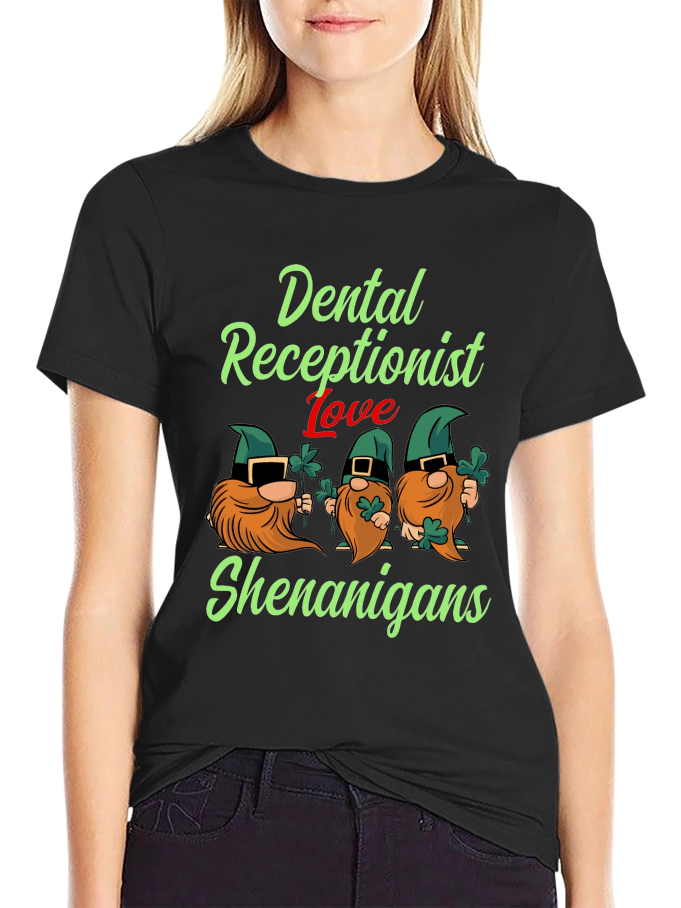 Dental Receptionist St. Patricks Day T-Shirt