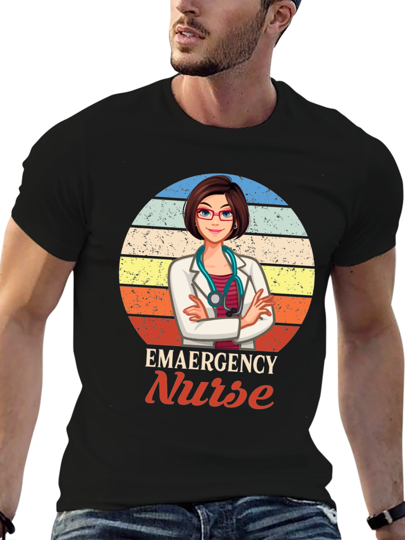 Emergency Nurse T-Shirt - Medical Hero Tee