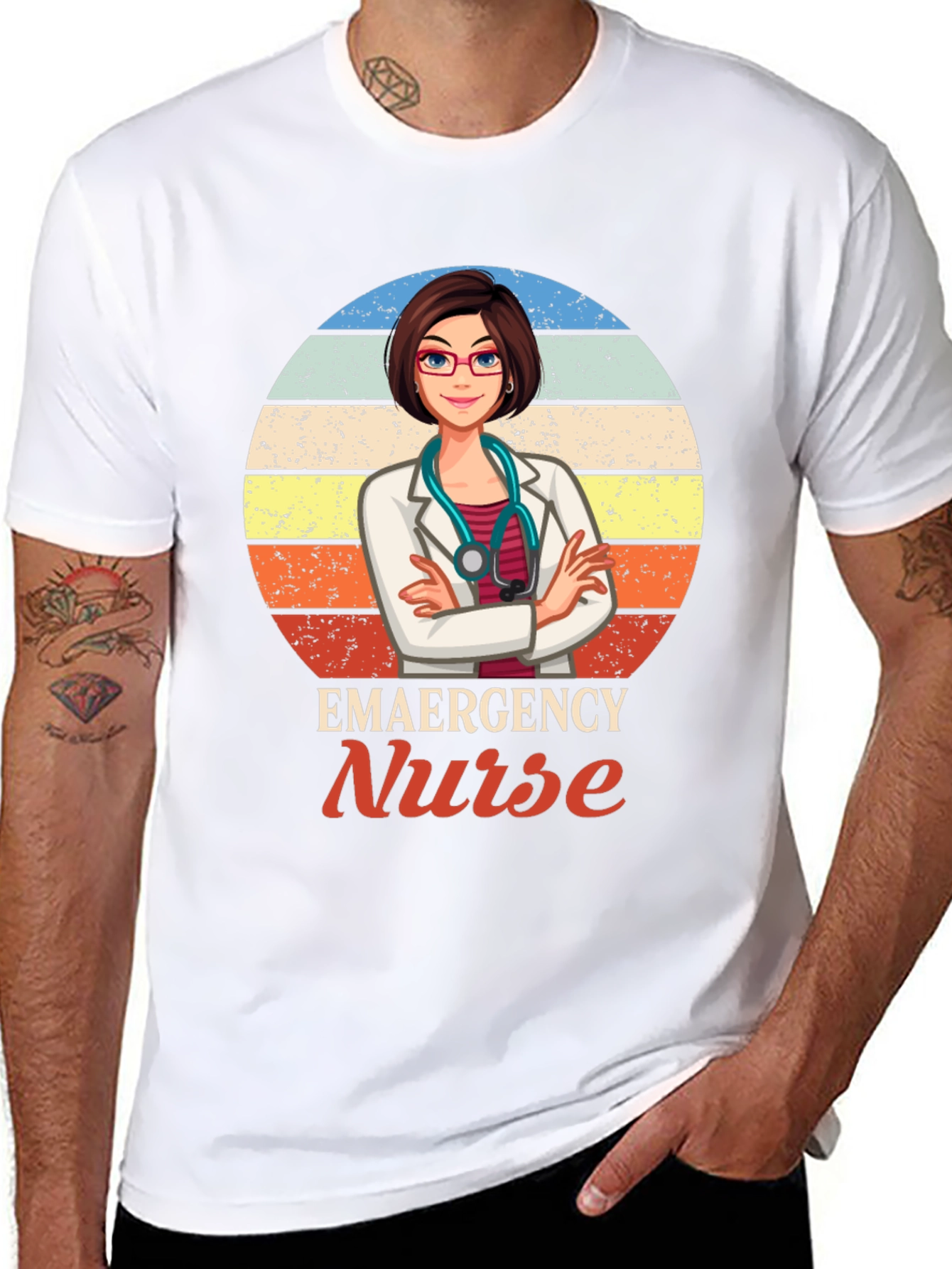 Emergency Nurse T-Shirt - Medical Hero Tee