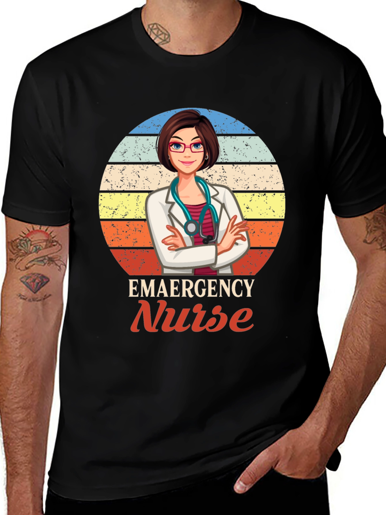 Emergency Nurse T-Shirt - Medical Hero Tee