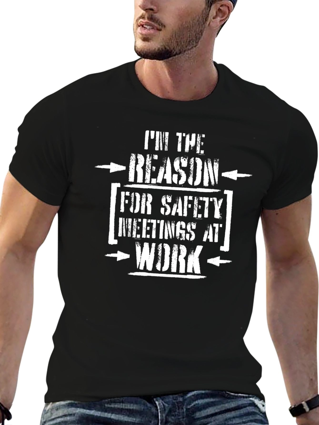 Im the Reason Safety Meetings at Work T-Shirt