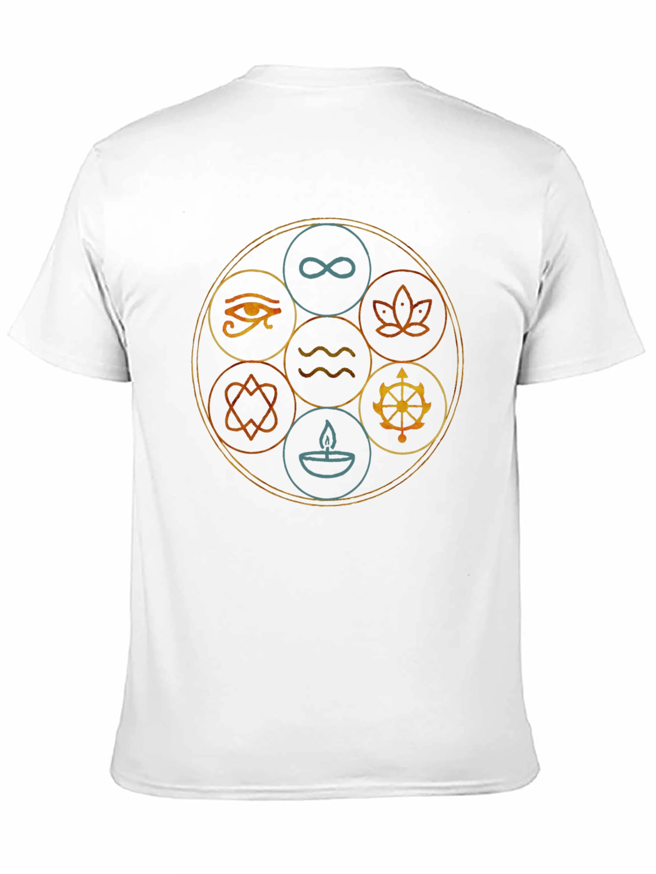 Elemental Circle Graphic Tee - Unisex Black T-Shirt
