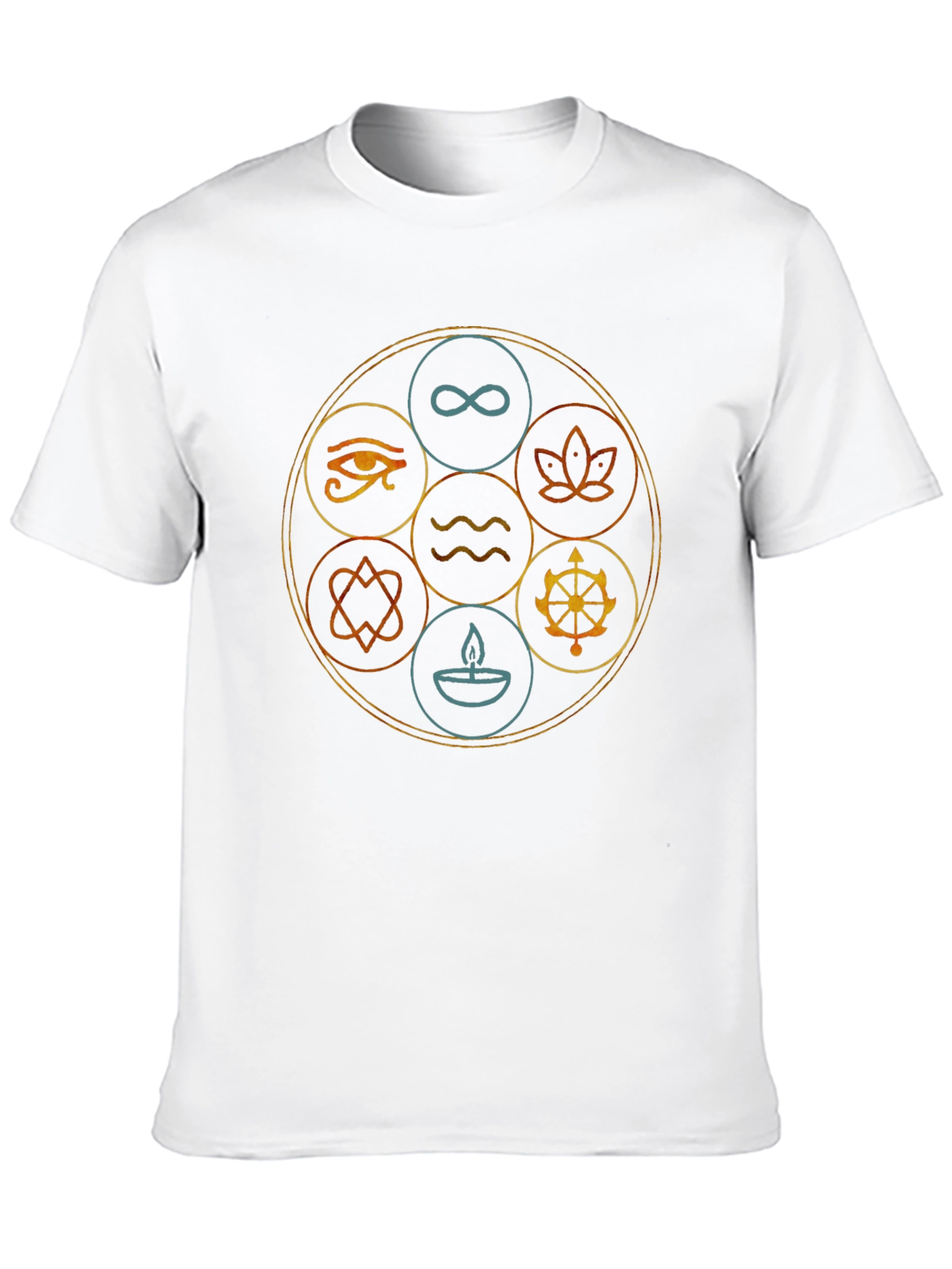Elemental Circle Graphic Tee - Unisex Black T-Shirt