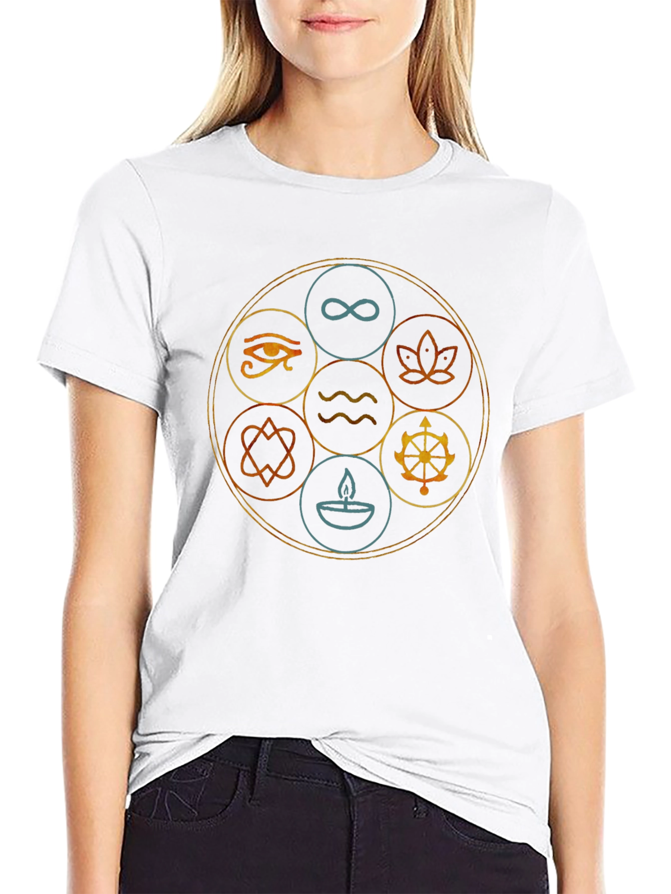Elemental Circle Graphic Tee - Unisex Black T-Shirt