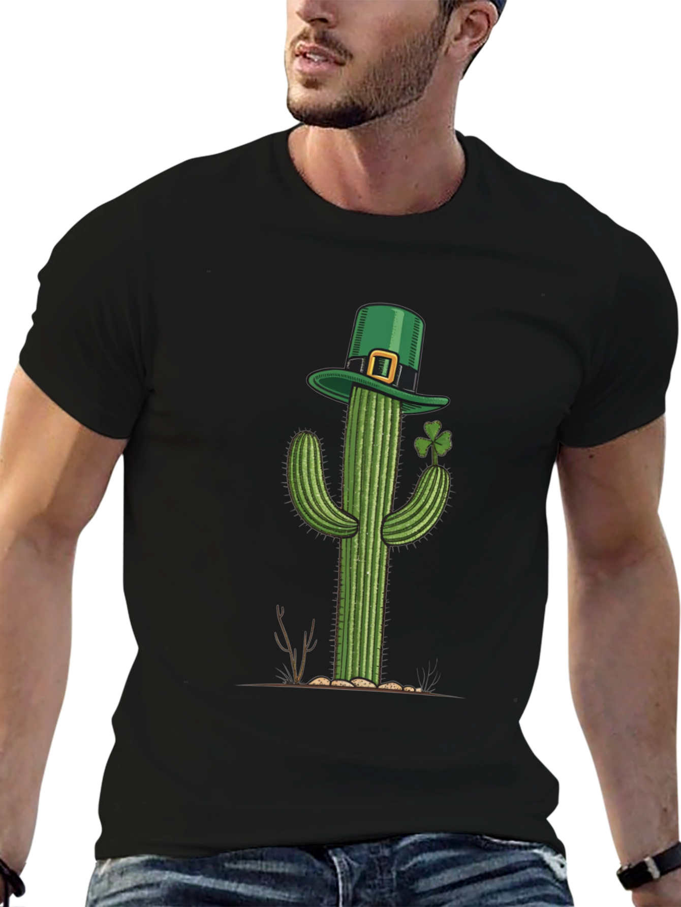 St Patricks Day Cactus T-Shirt