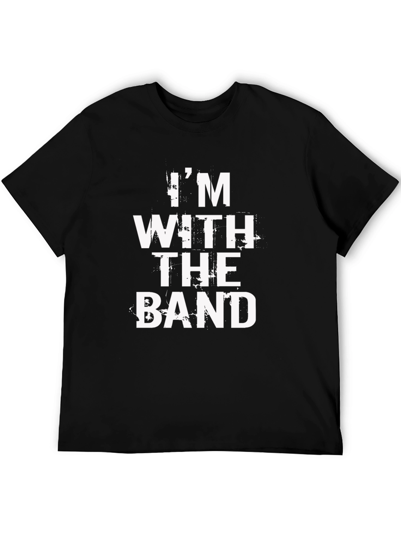 Im With The Band Tee - Distressed Graphic Print