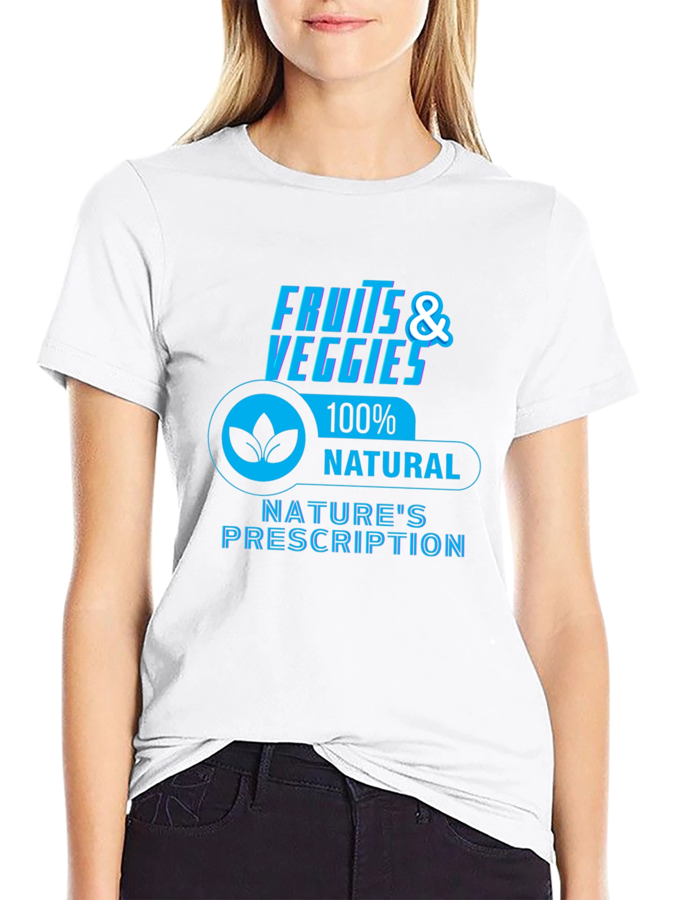 Fruits & Veggies 100% Natural Black T-Shirt