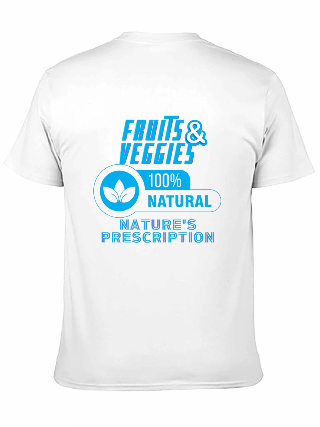Fruits & Veggies 100% Natural Black T-Shirt