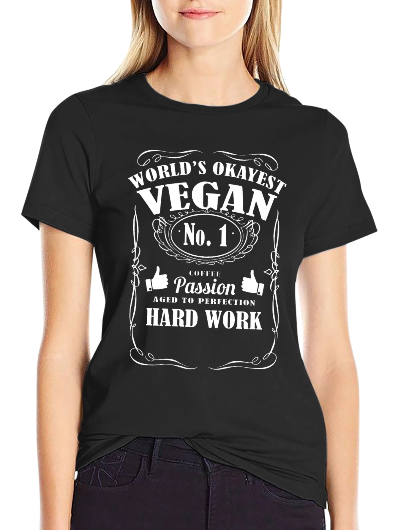 Worlds Okayest Vegan T-Shirt