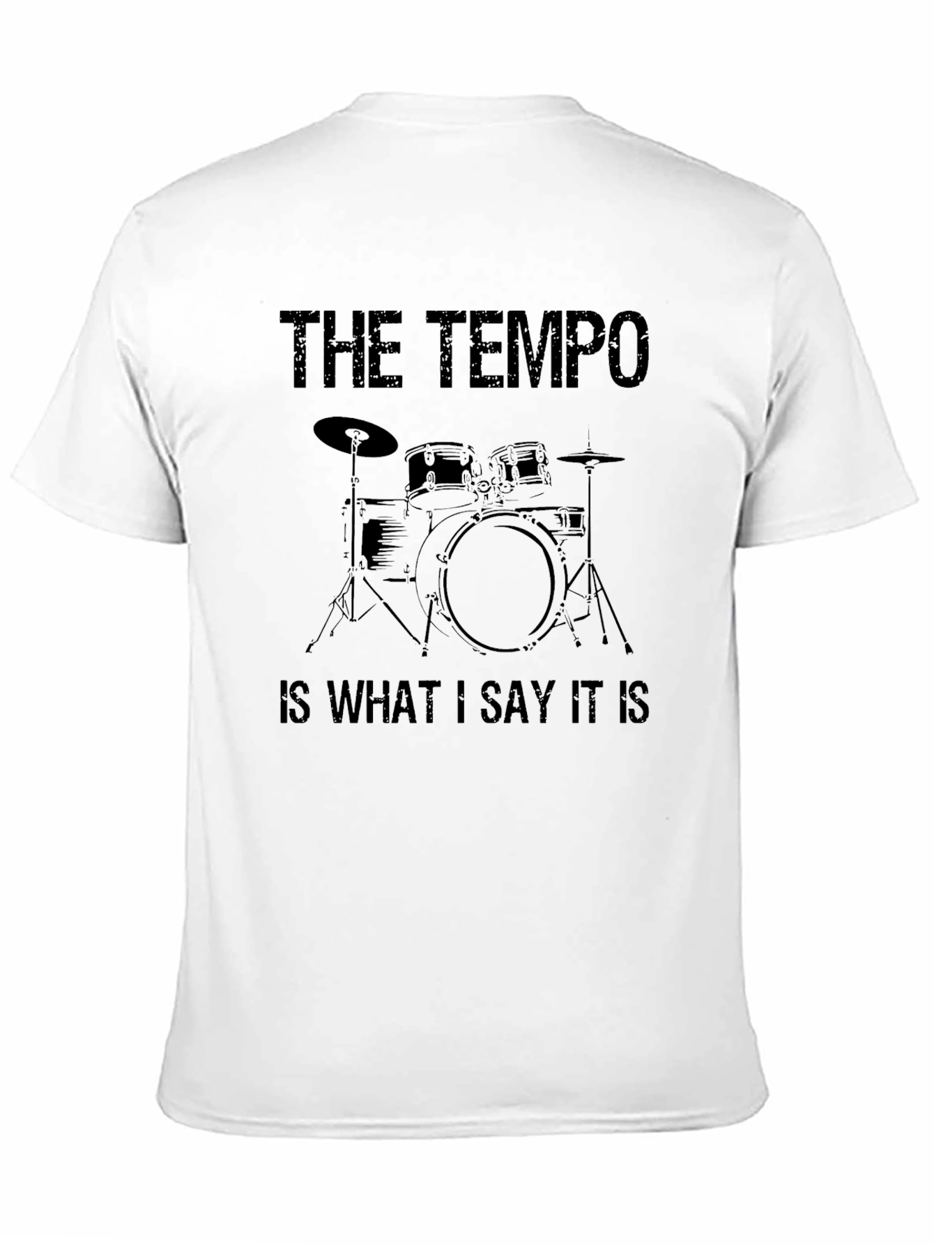 The Tempo Drummer T-Shirt - Black