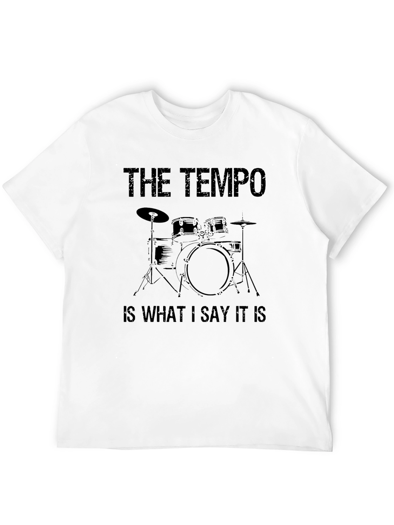 The Tempo Drummer T-Shirt - Black
