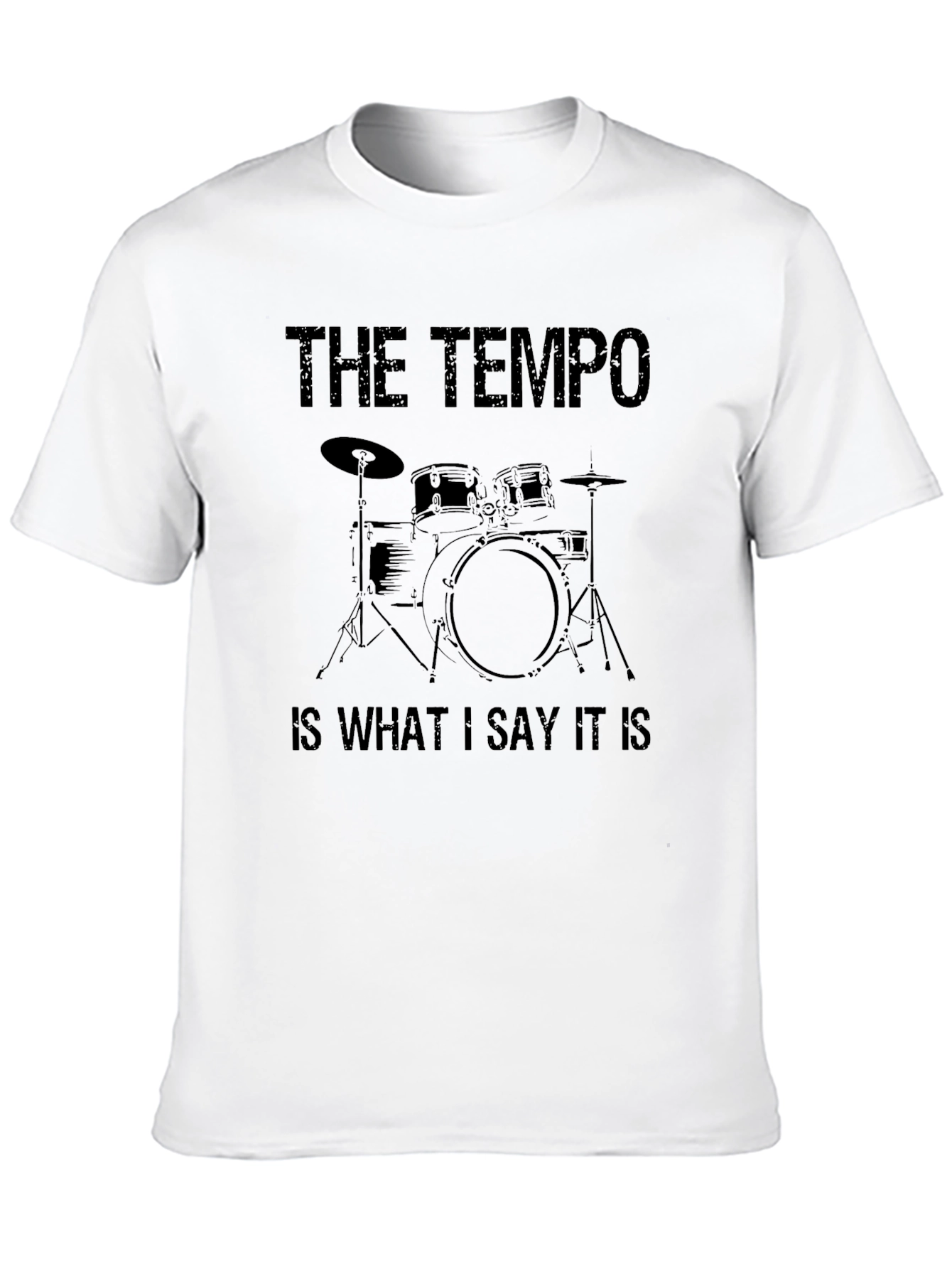 The Tempo Drummer T-Shirt - Black