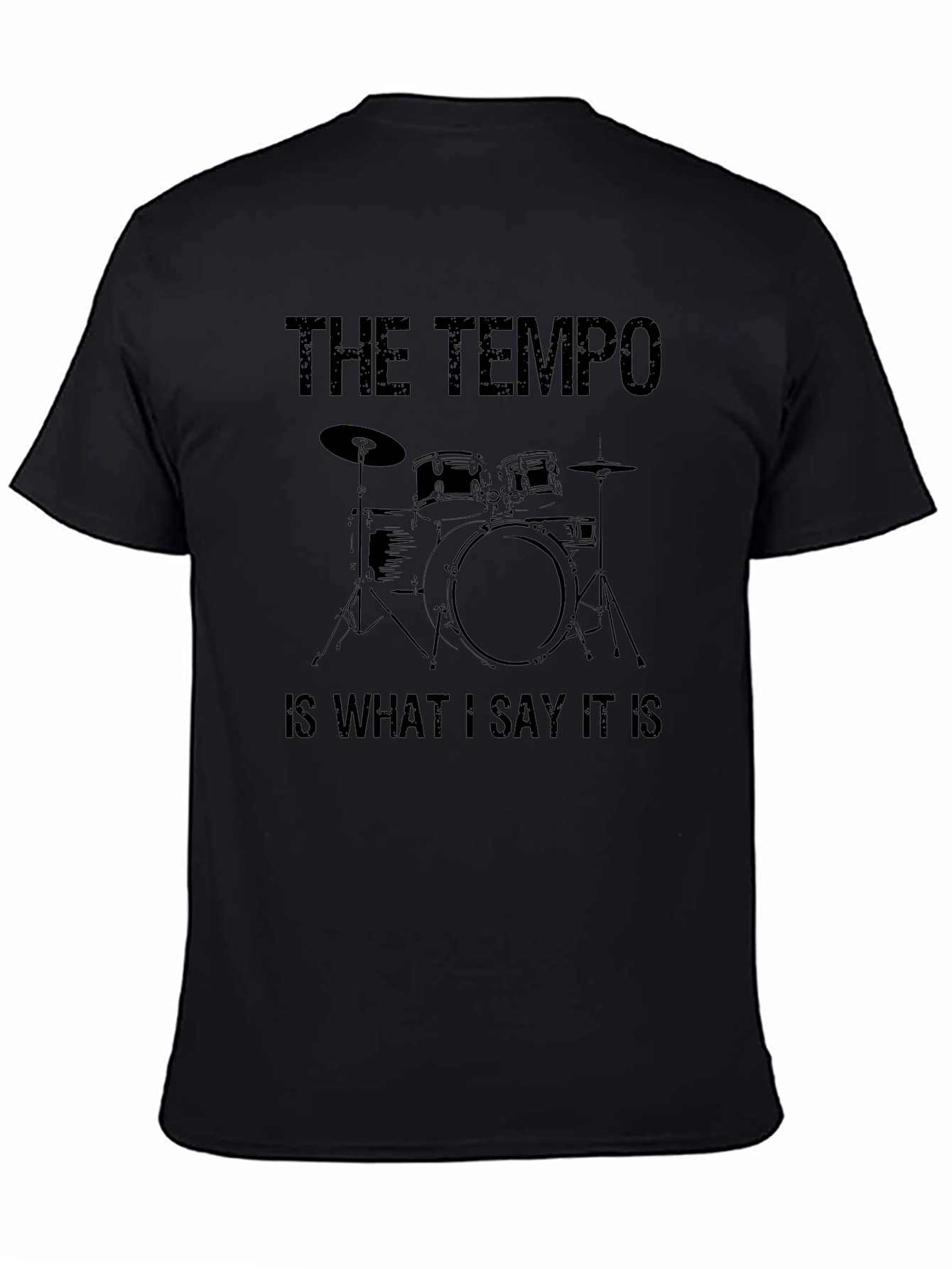 The Tempo Drummer T-Shirt - Black