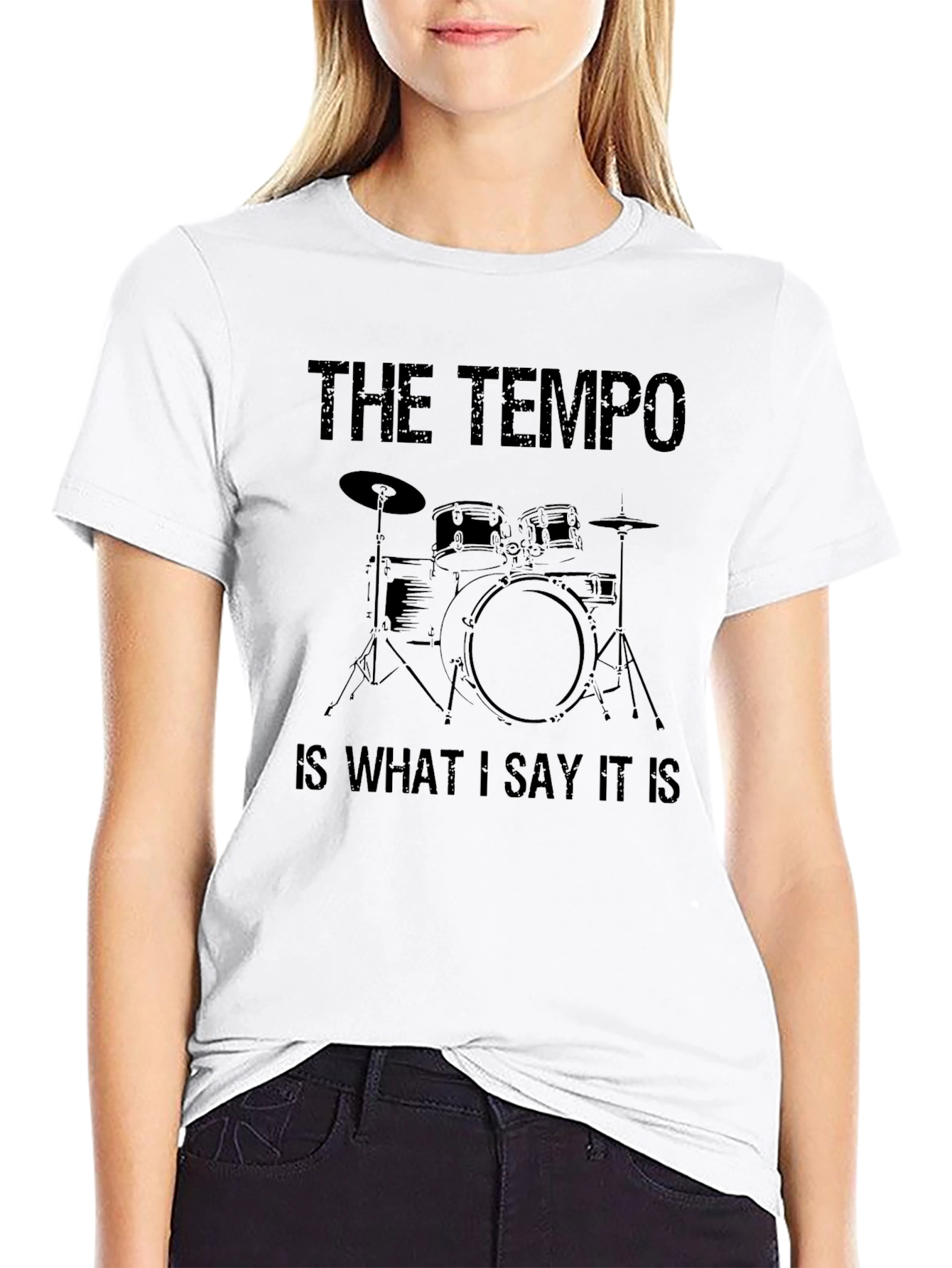 The Tempo Drummer T-Shirt - Black