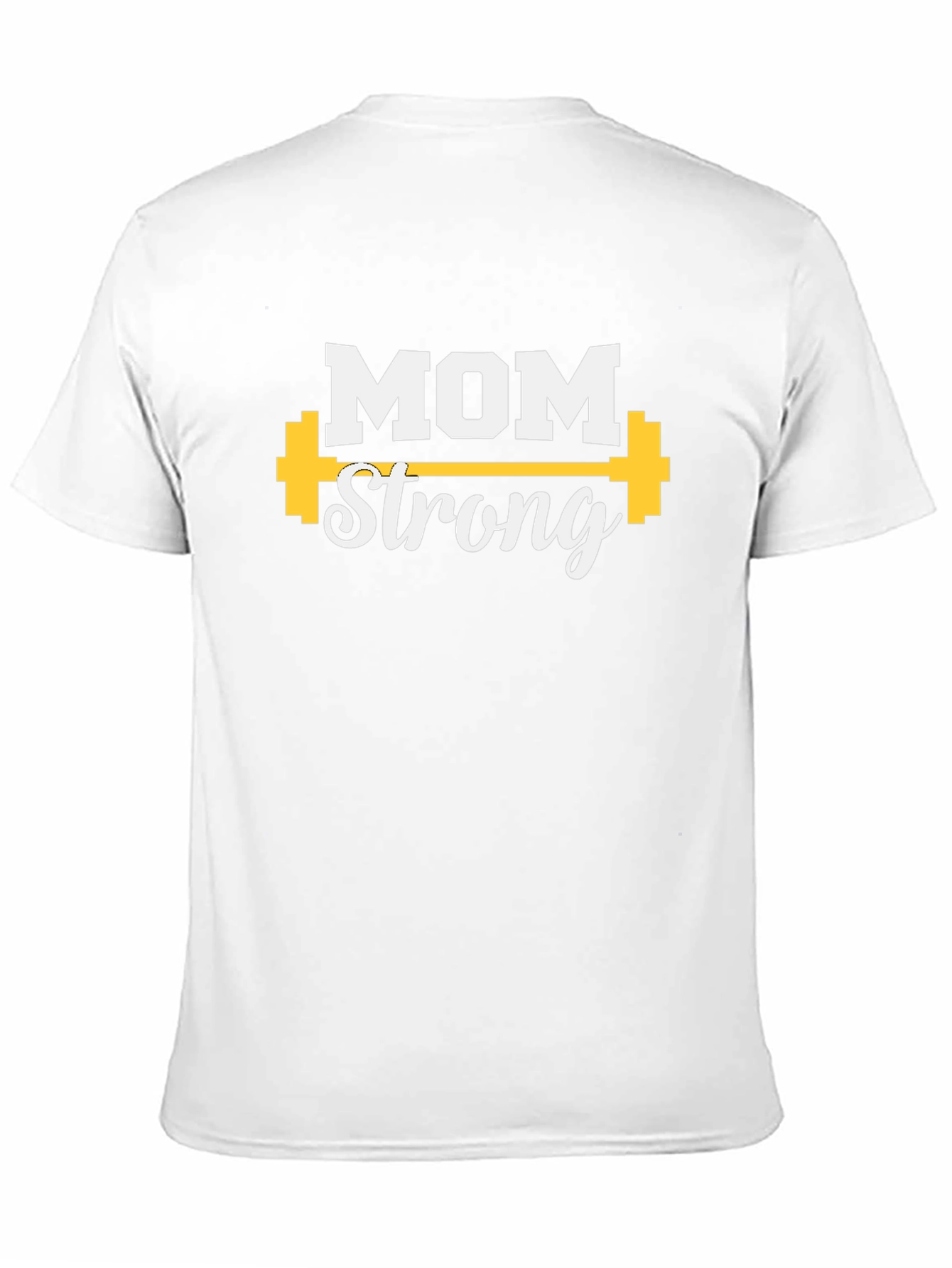 Mom Strong Graphic Tee - Black Cotton Blend
