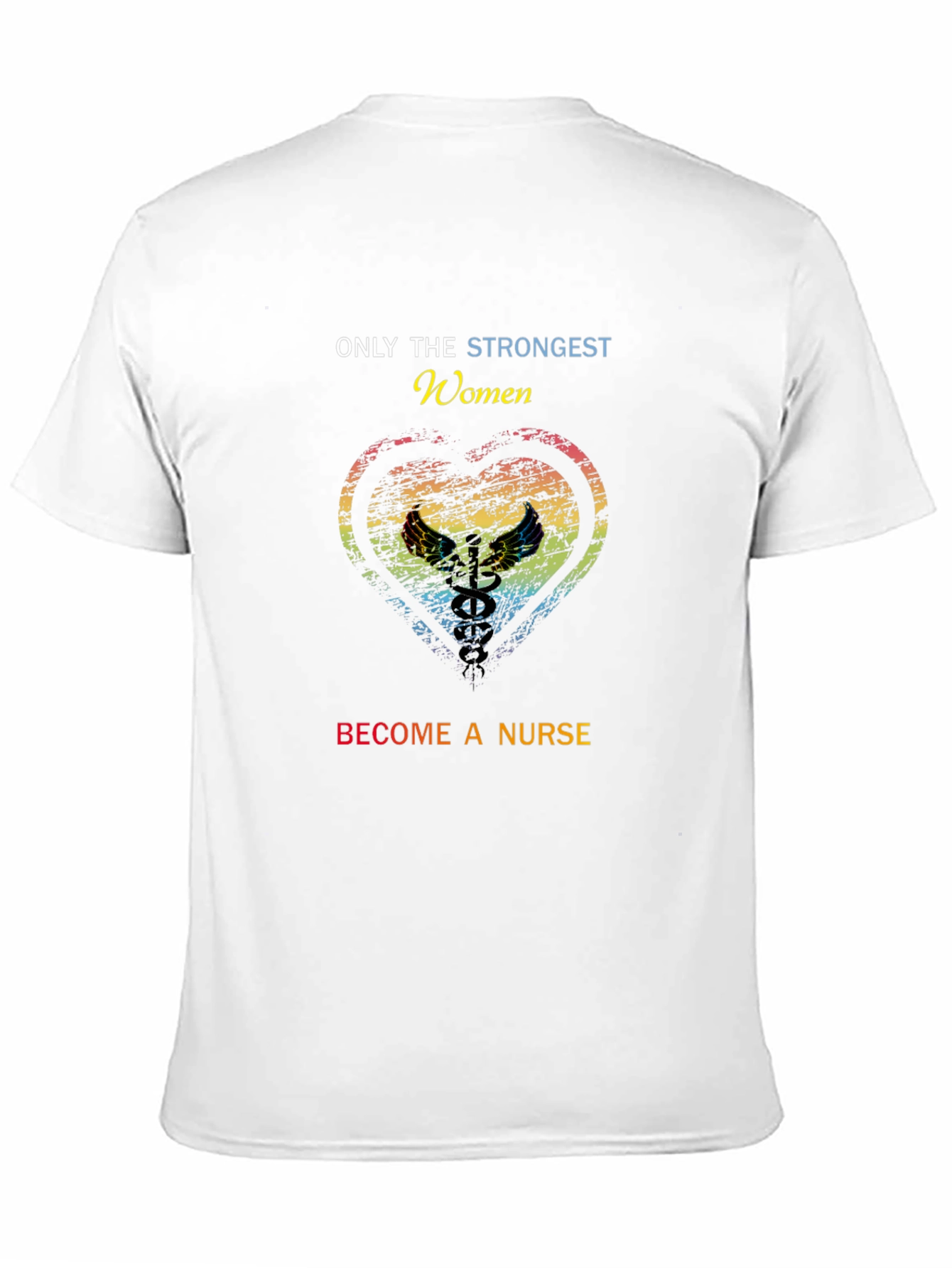 Strong Women Nurse T-Shirt - Unisex Black Tee