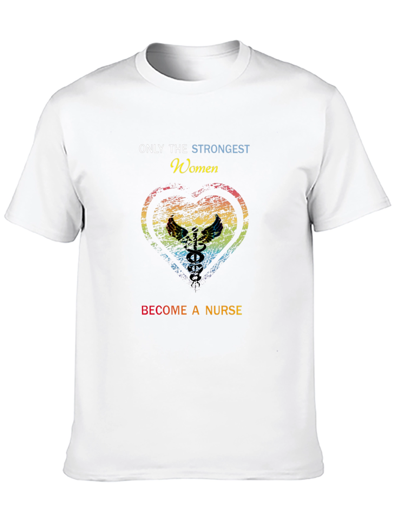 Strong Women Nurse T-Shirt - Unisex Black Tee