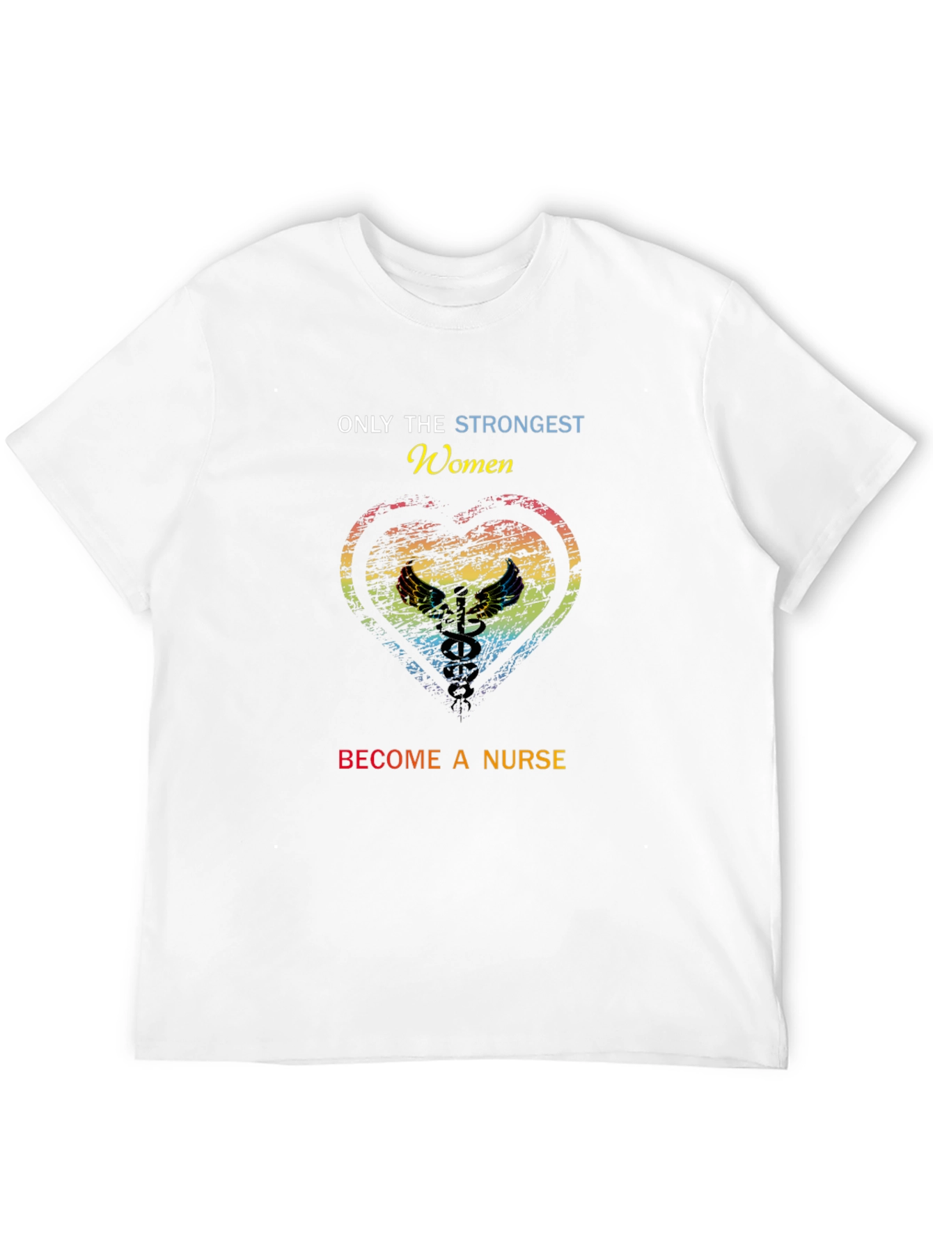 Strong Women Nurse T-Shirt - Unisex Black Tee