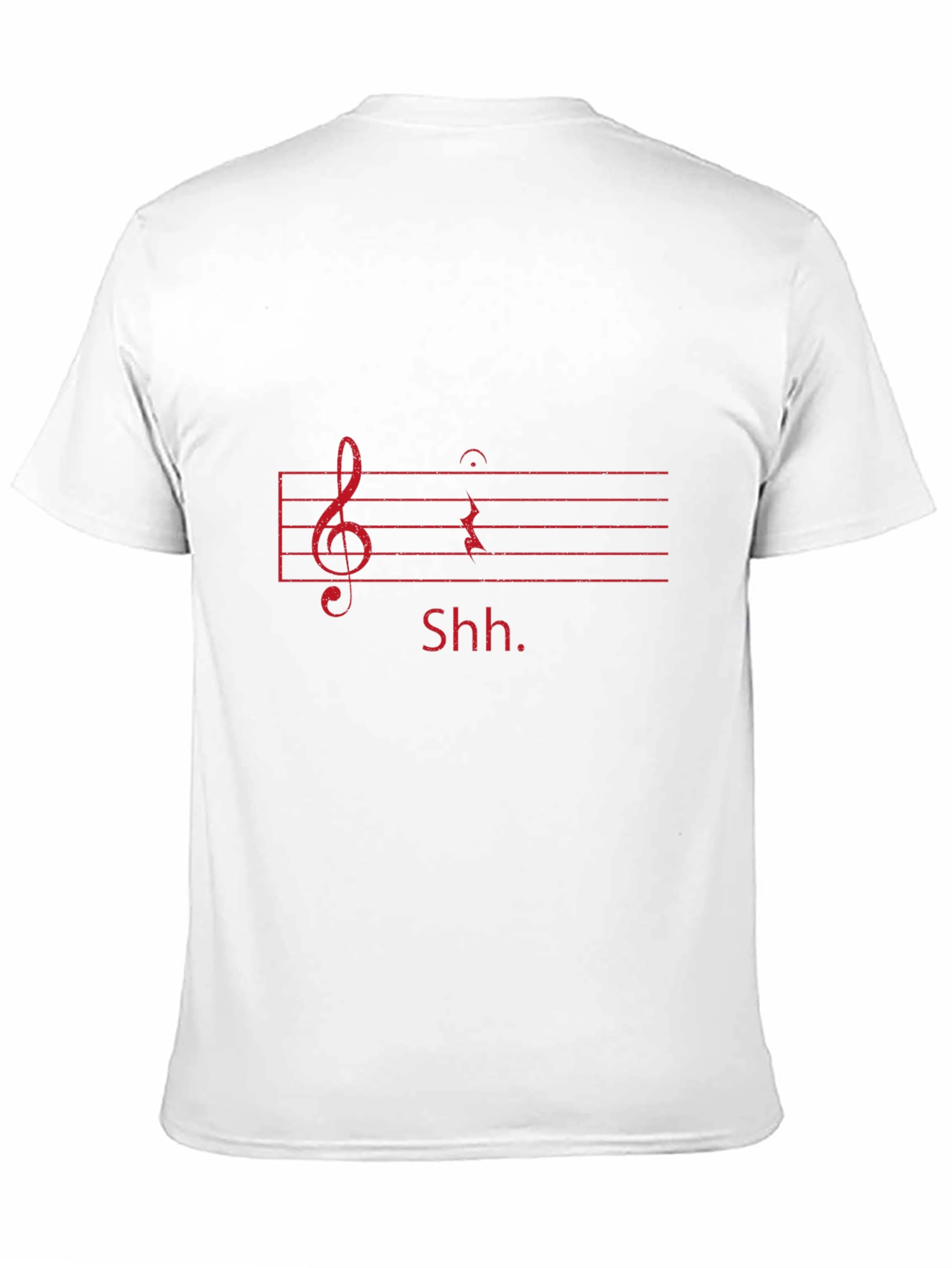 Musical Rest T-Shirt - Shhh Silence Music Tee