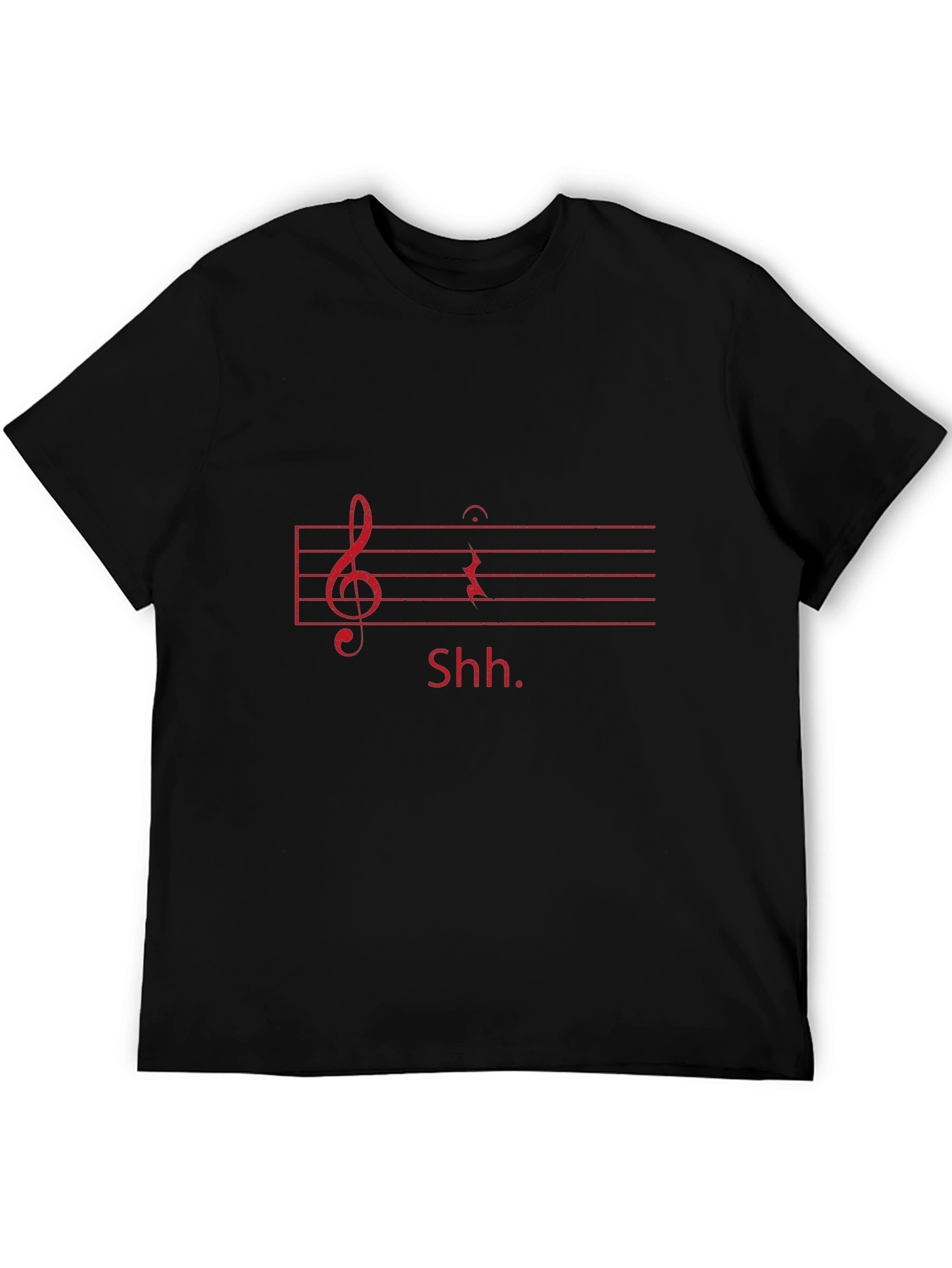 Musical Rest T-Shirt - Shhh Silence Music Tee