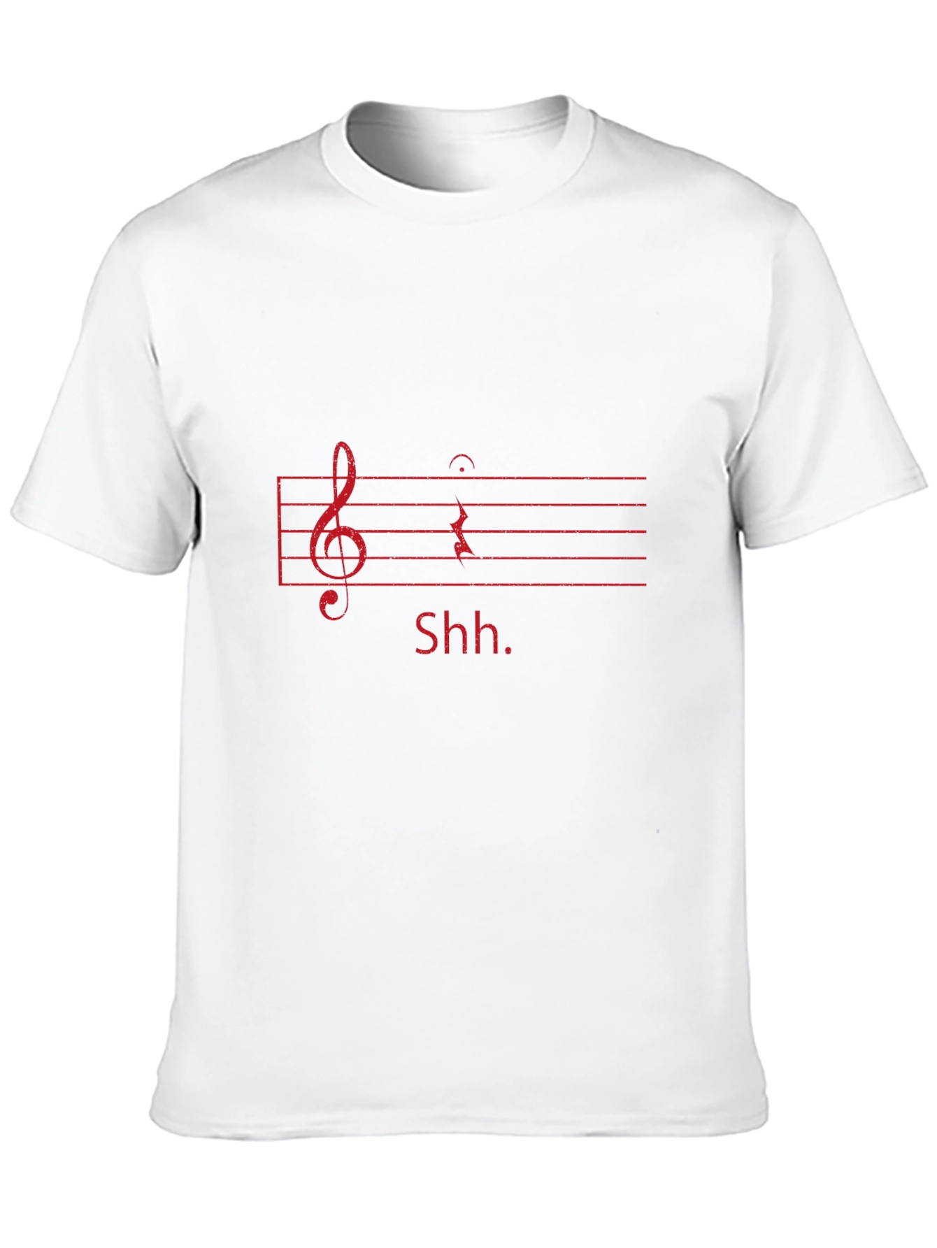 Musical Rest T-Shirt - Shhh Silence Music Tee