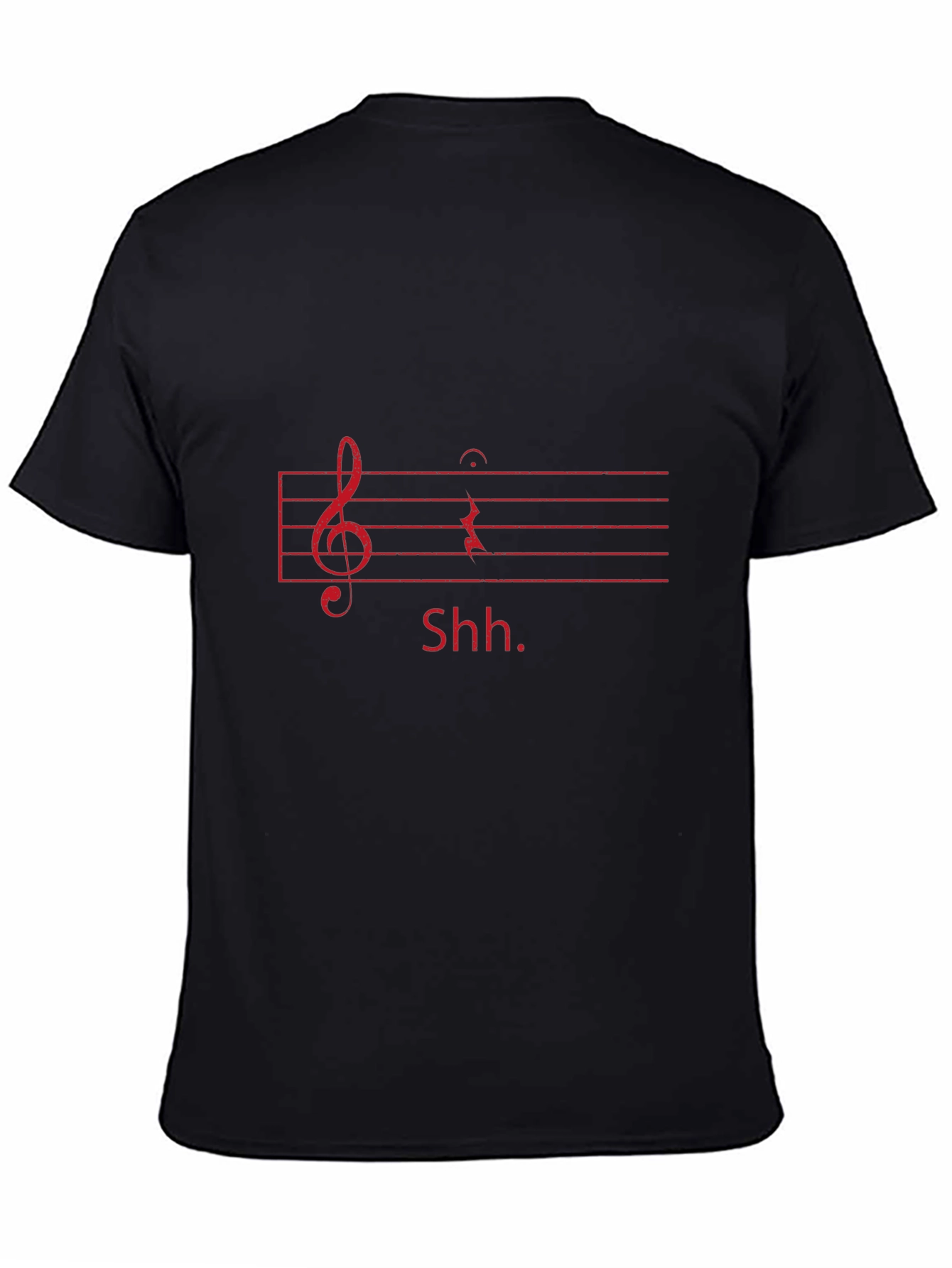 Musical Rest T-Shirt - Shhh Silence Music Tee