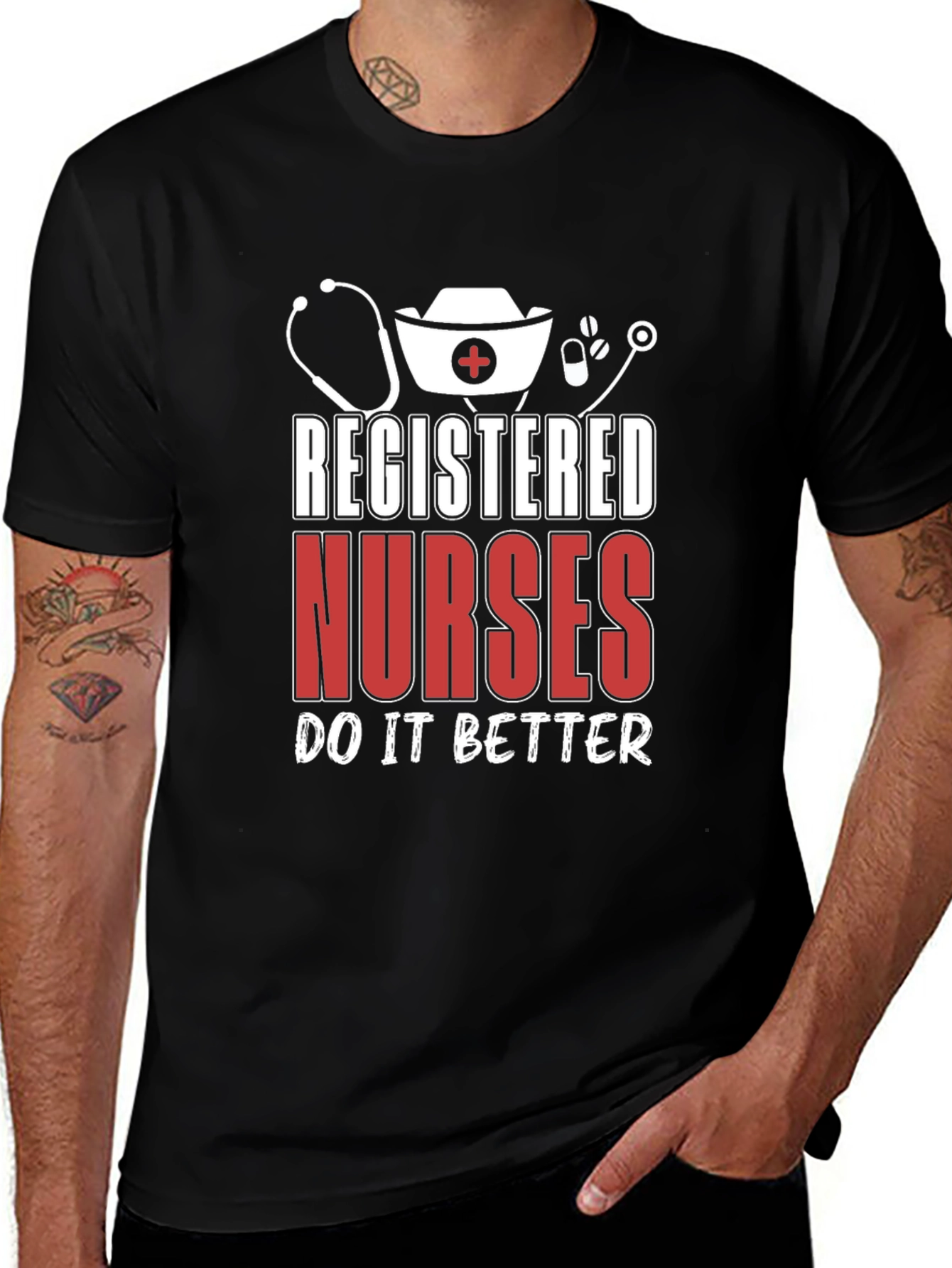 Registered Nurse T-Shirt - Do It Better Design