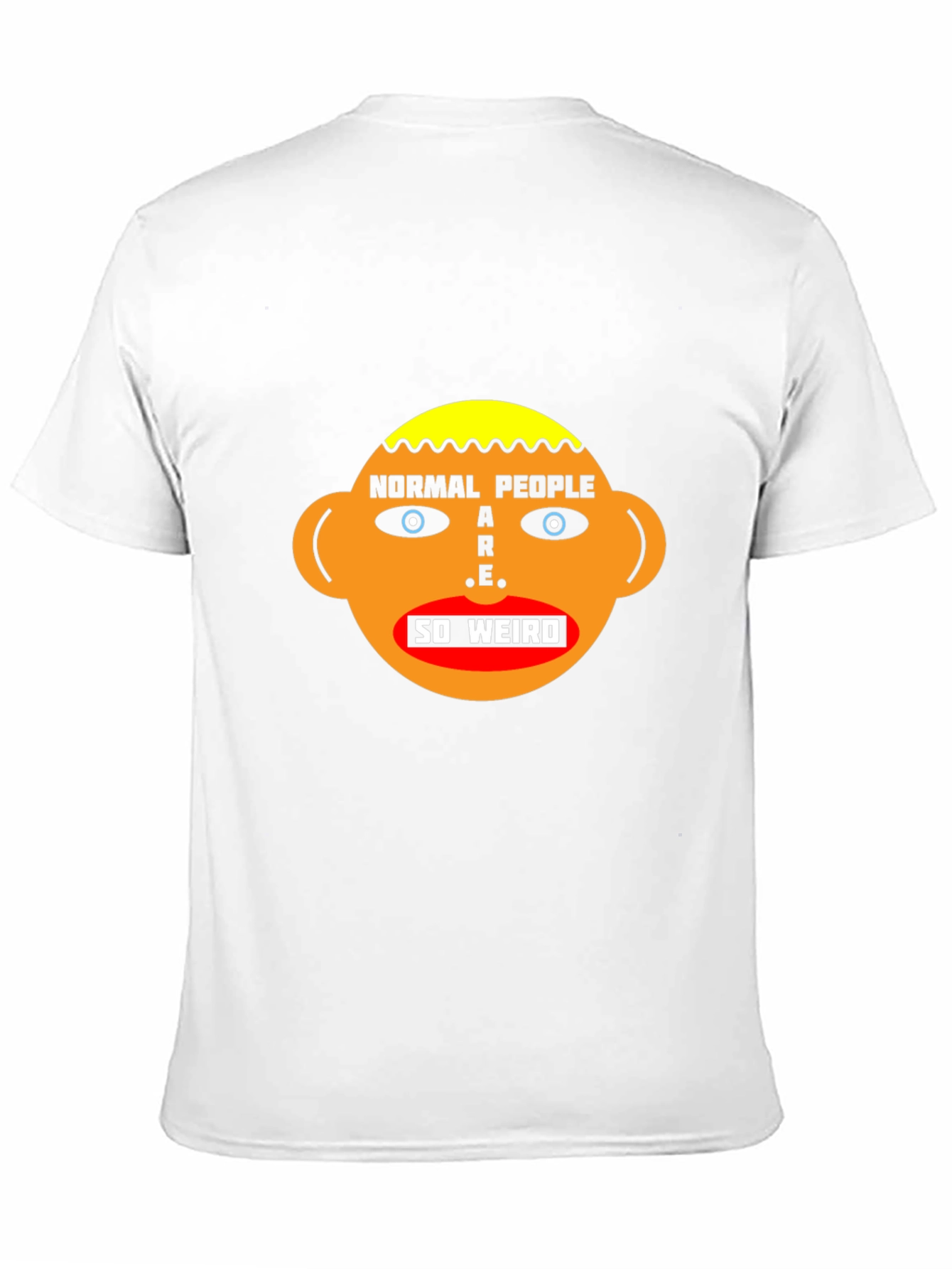 Normal People Are Weird Graphic Tee - Black
