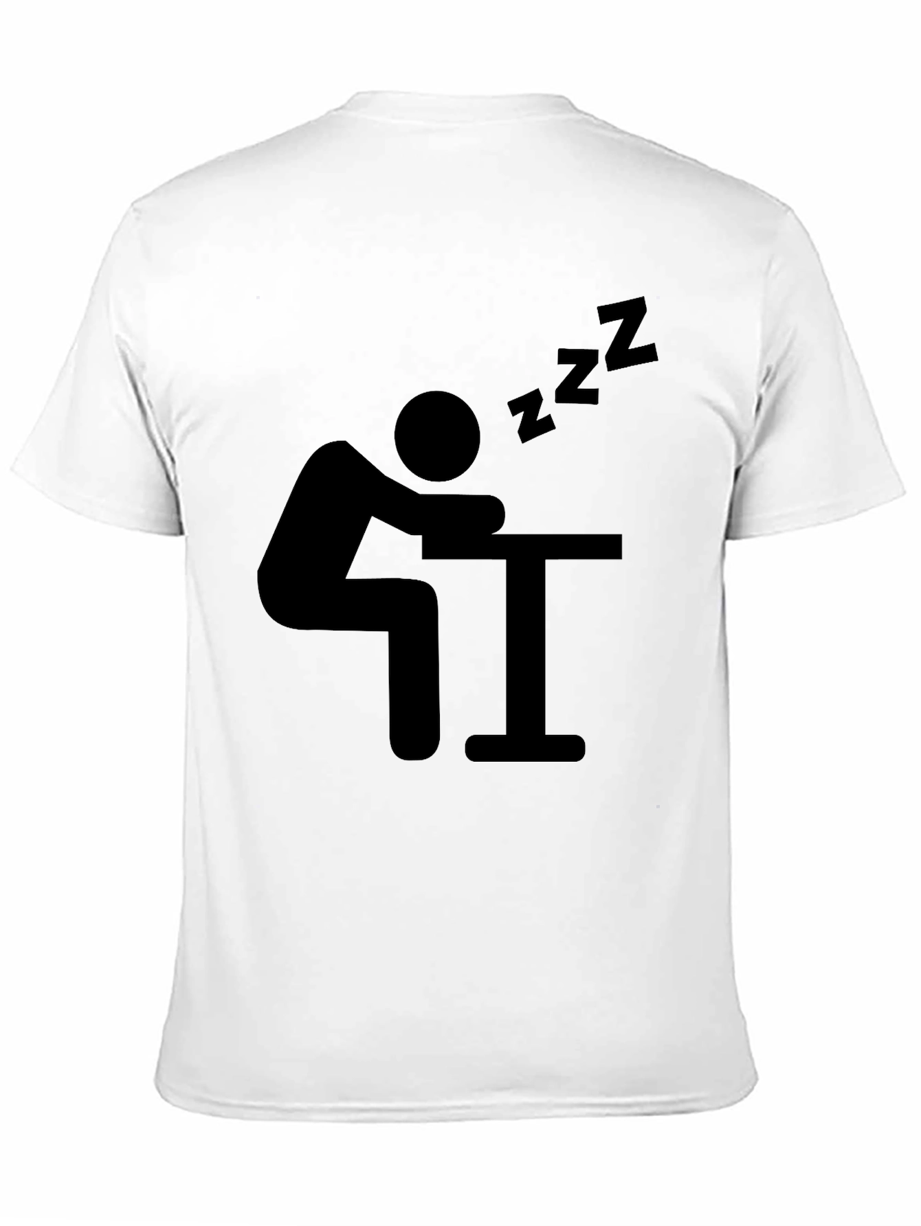 Funny Sleepy Black Graphic T-Shirt