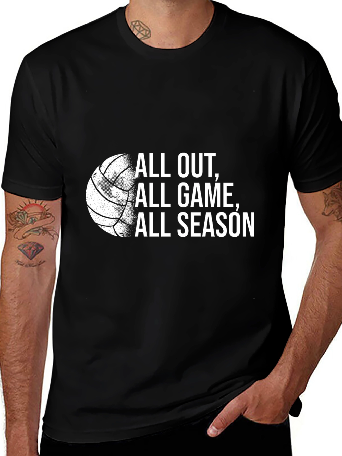 All Out Basketball Graphic T-Shirt