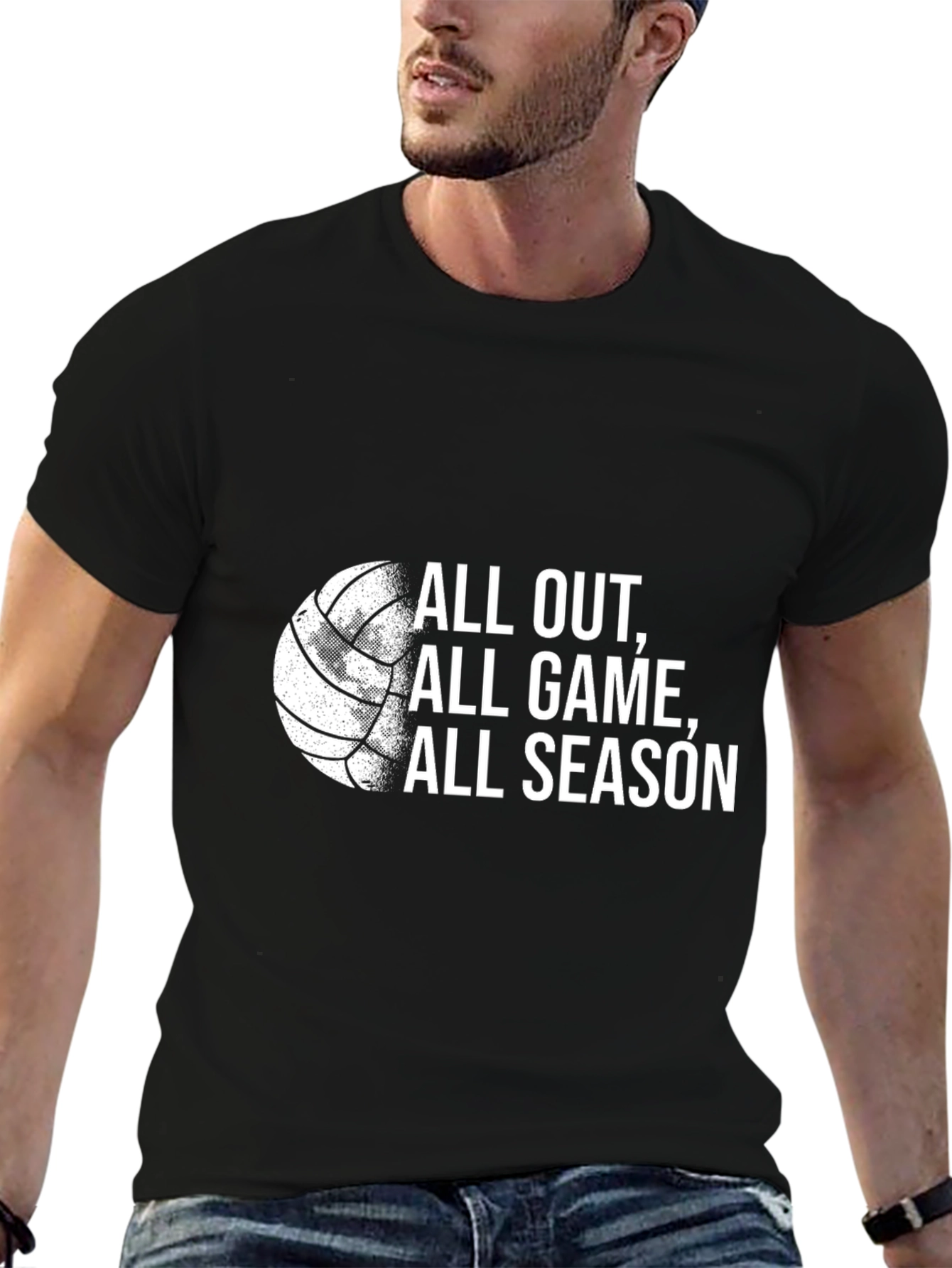 All Out Basketball Graphic T-Shirt