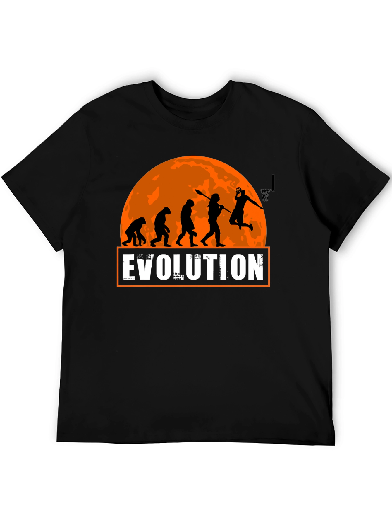 Evolution Basketball T-Shirt - Funny Graphic Tee