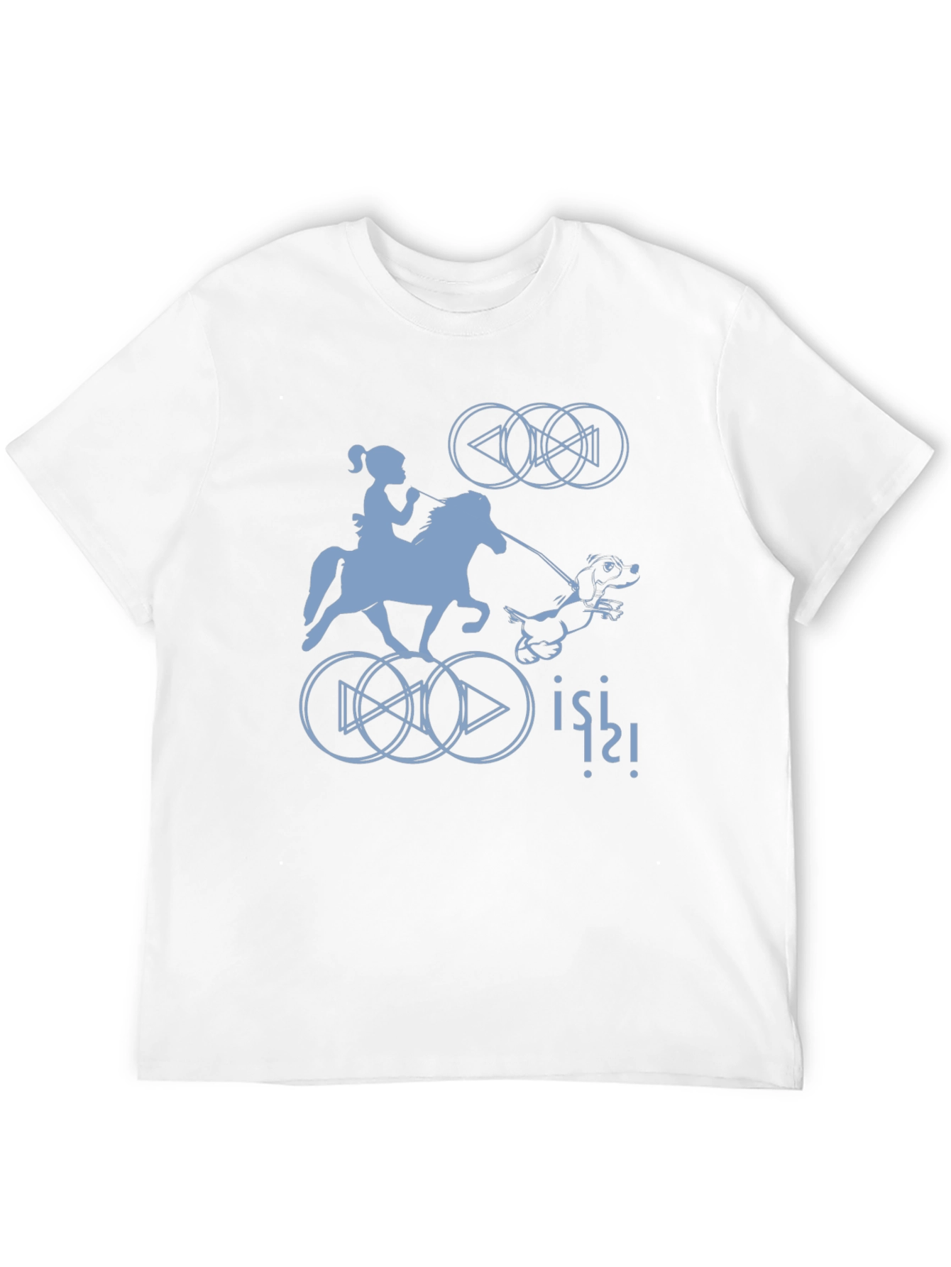 Quirky Graphic Tee - Horse Rider Design