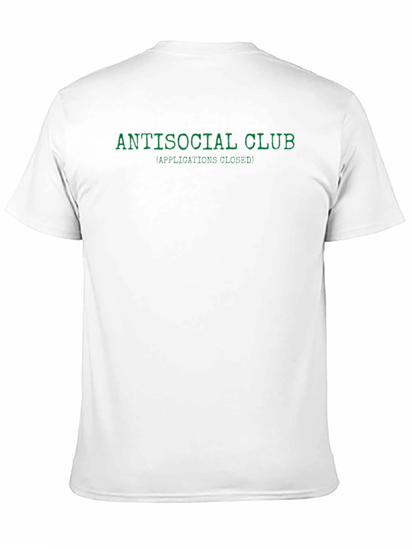 Antisocial Club Tee - Applications Closed - Black