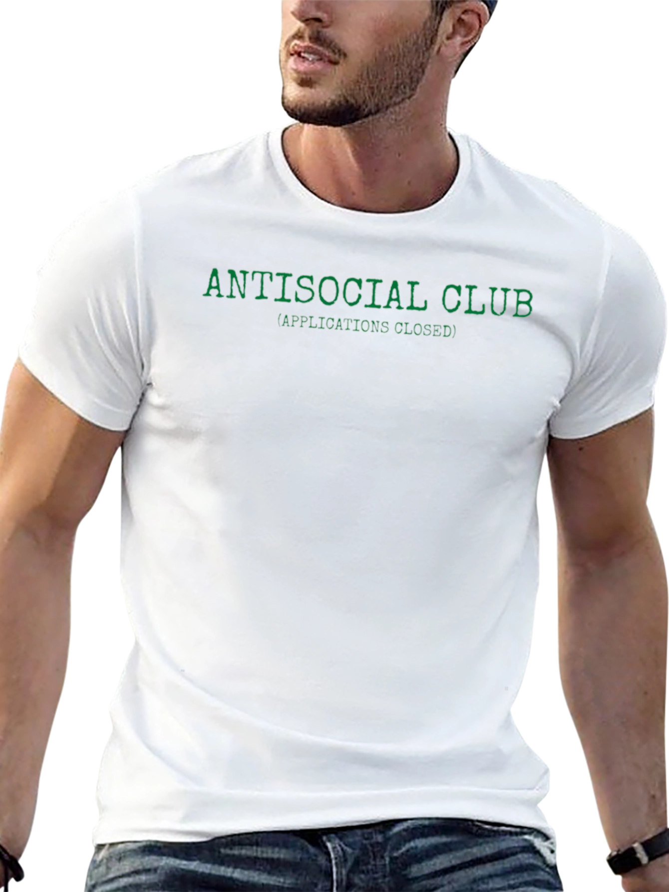 Antisocial Club Tee - Applications Closed - Black