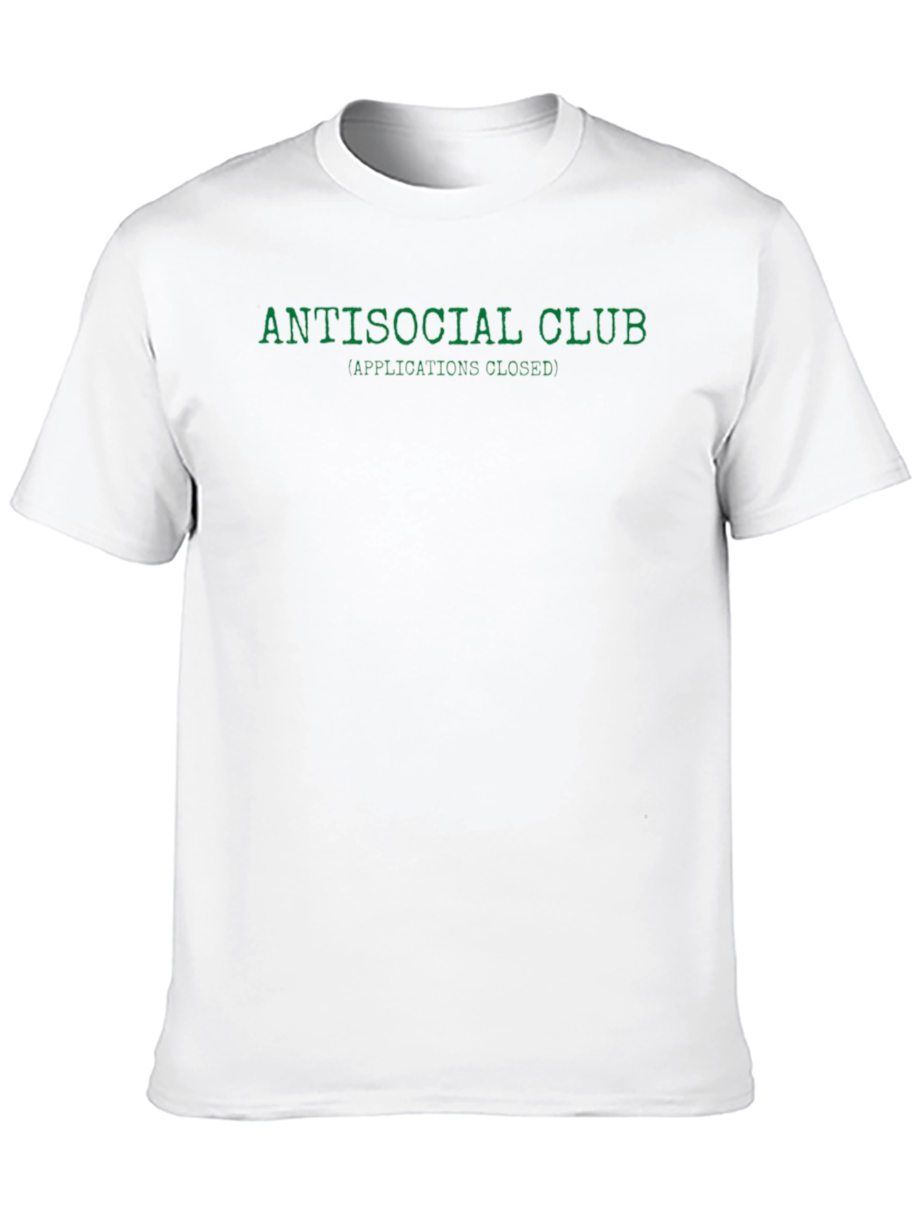 Antisocial Club Tee - Applications Closed - Black