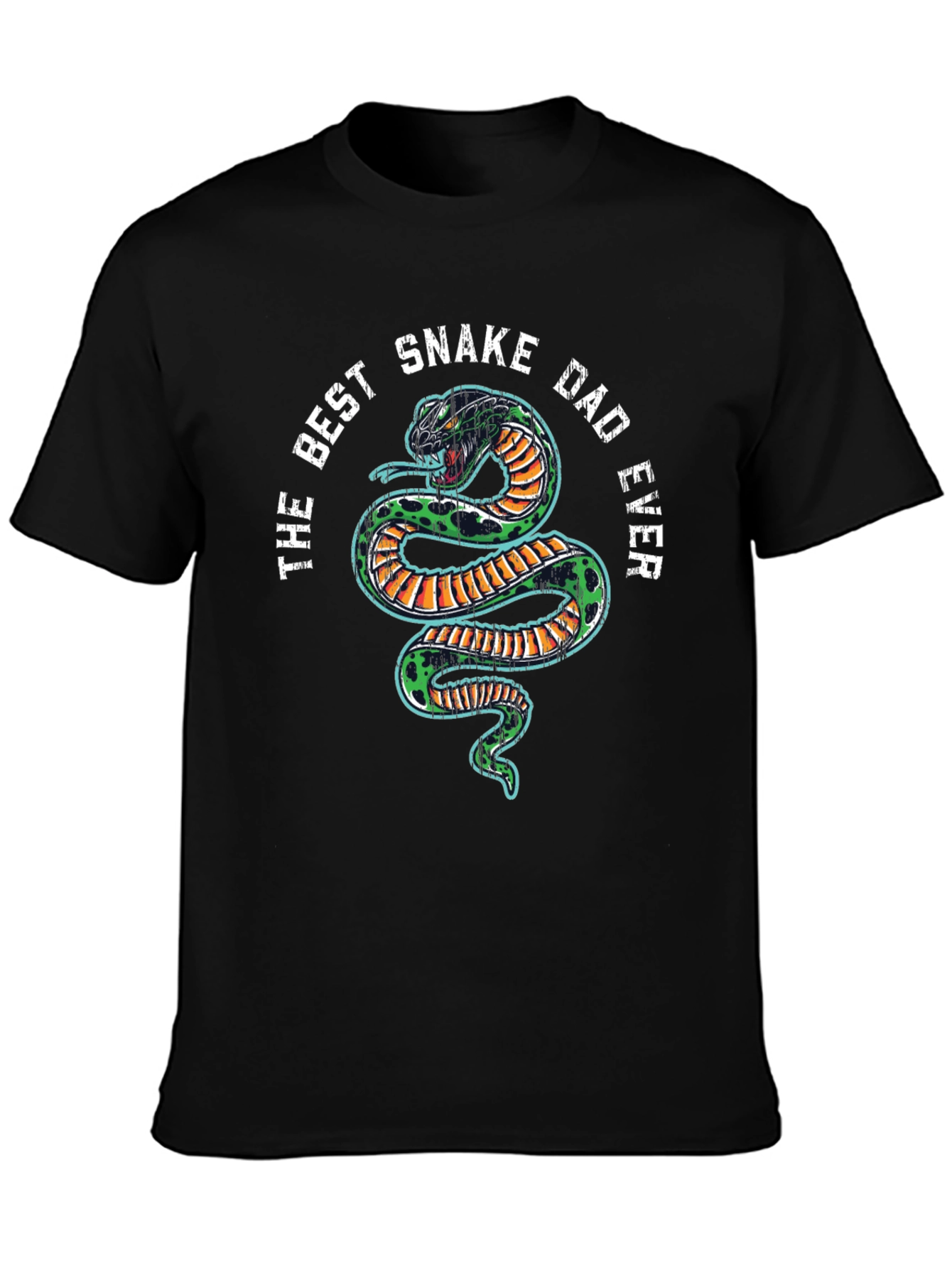 The Best Snake Dad Ever Graphic T-Shirt