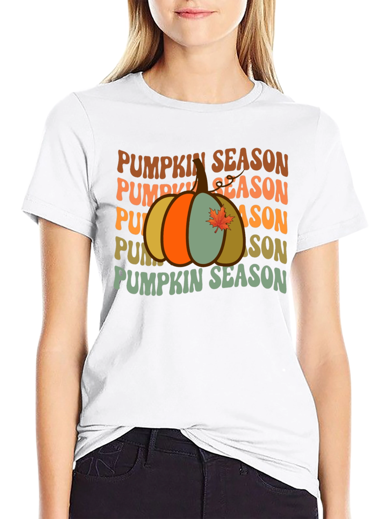 Pumpkin Season T-Shirt - Retro Fall Style