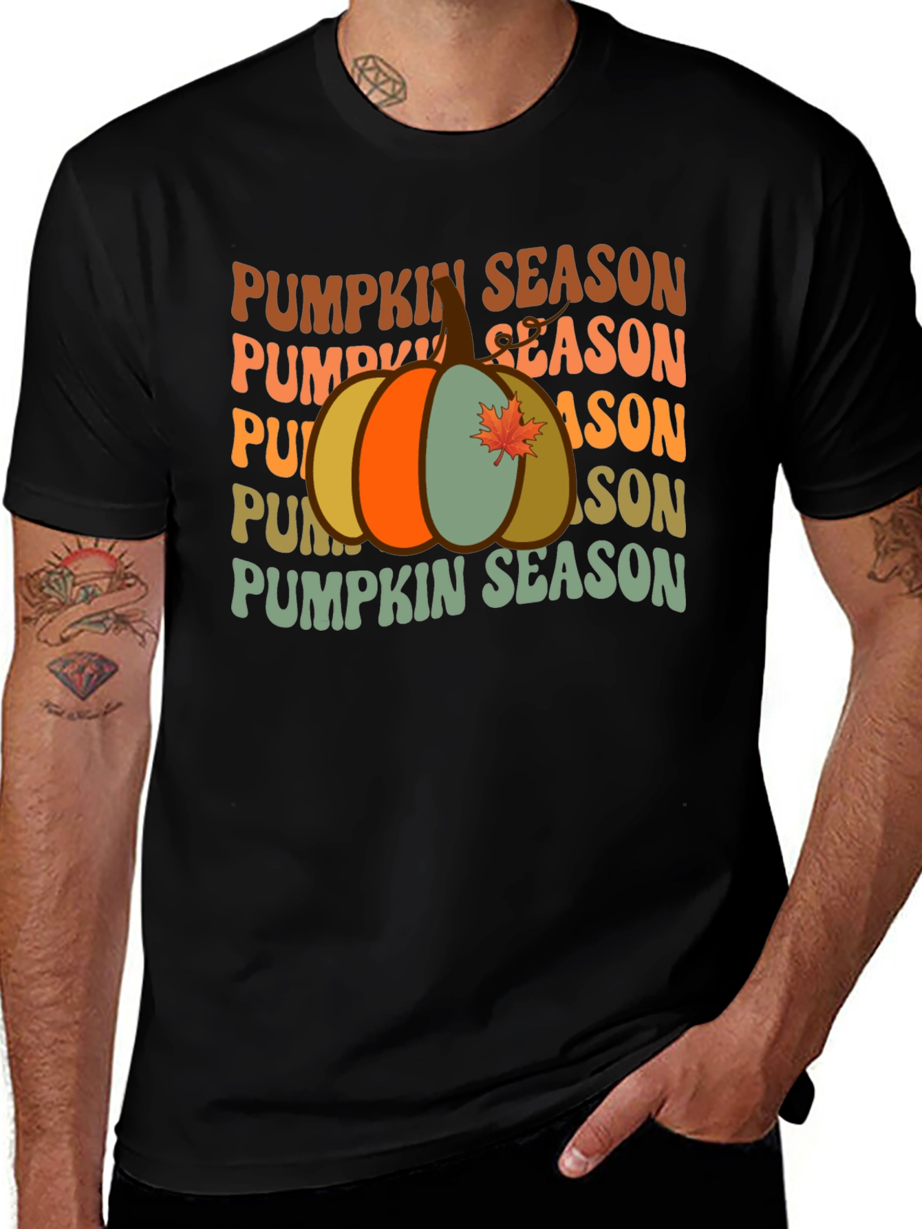 Pumpkin Season T-Shirt - Retro Fall Style