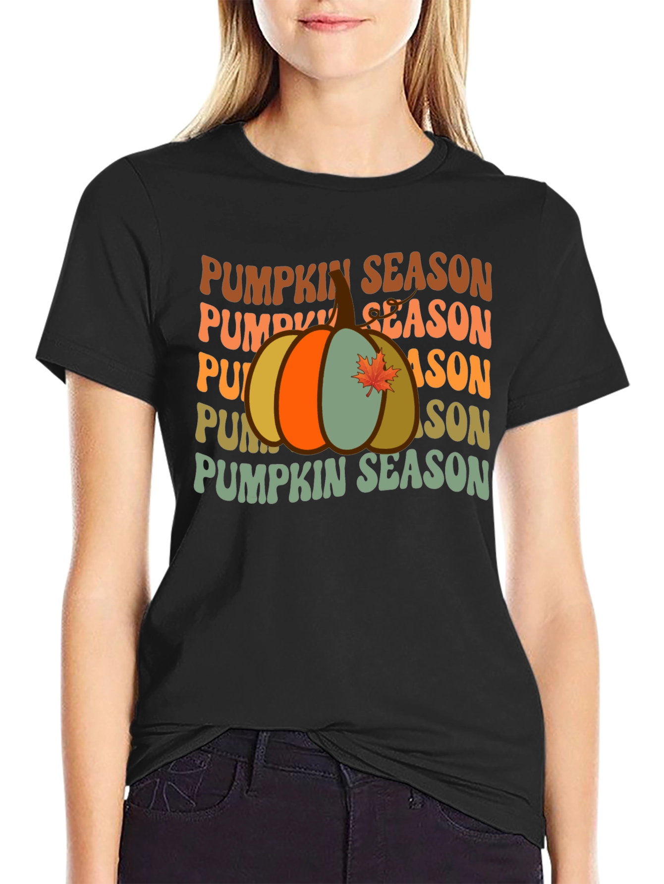 Pumpkin Season T-Shirt - Retro Fall Style